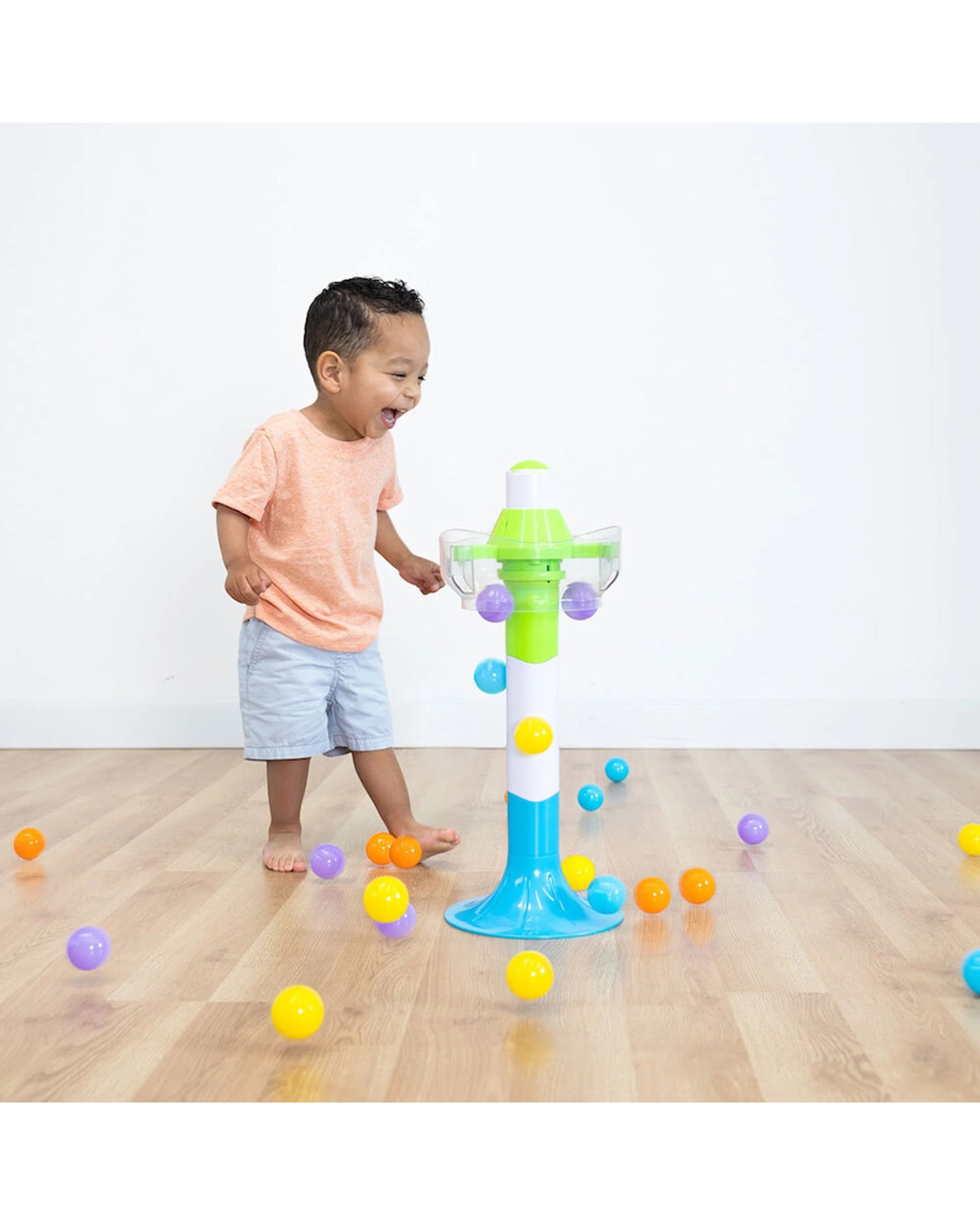 2 FAT BRAIN TOY CO. 17pc Spill Again Ball Activity Clean-Up Play Set - Multi, 2 of 5