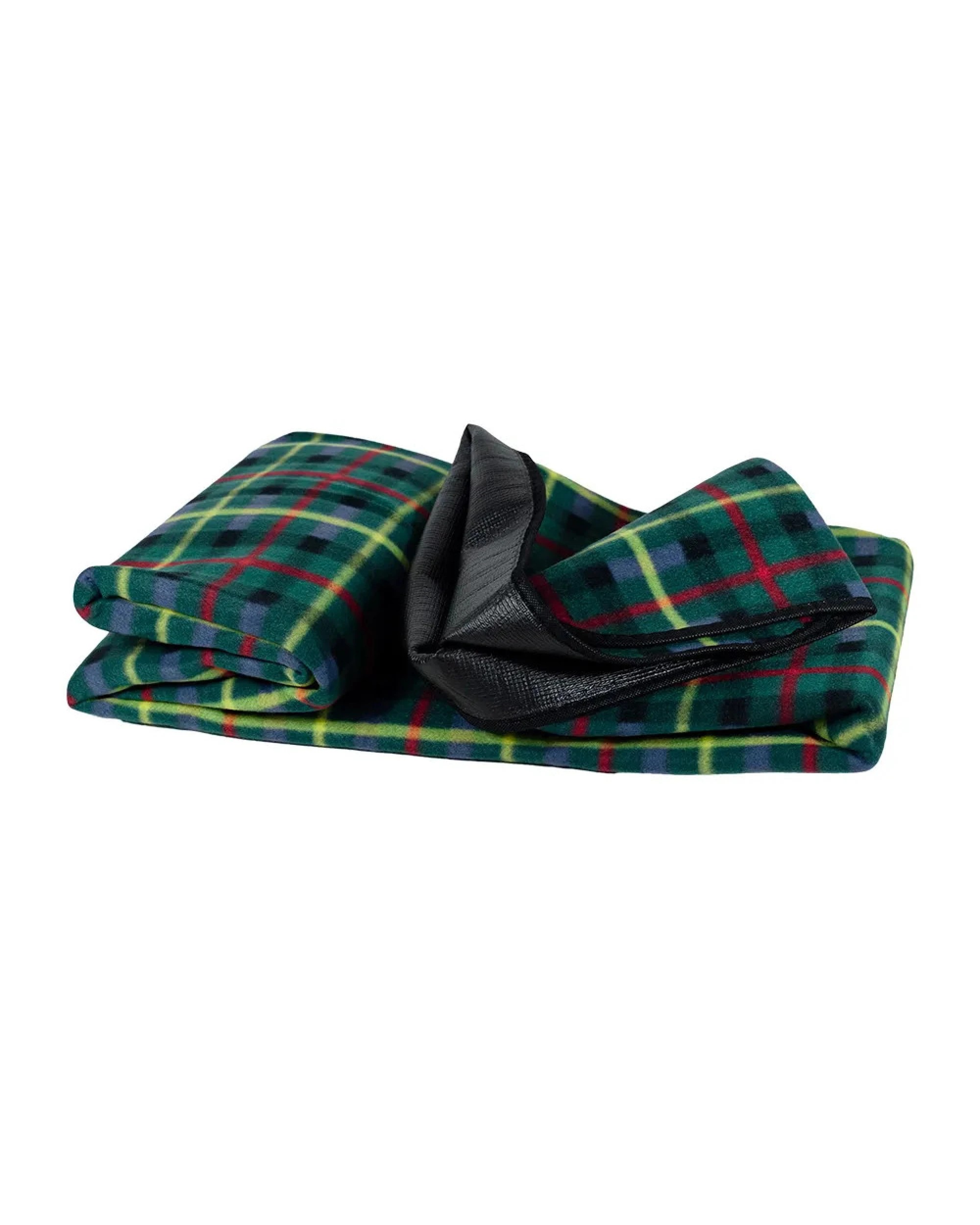 3 BR Outdoor Outdoor Picnic Blanket with Waterproof Fleece Plaid, 3 of 8