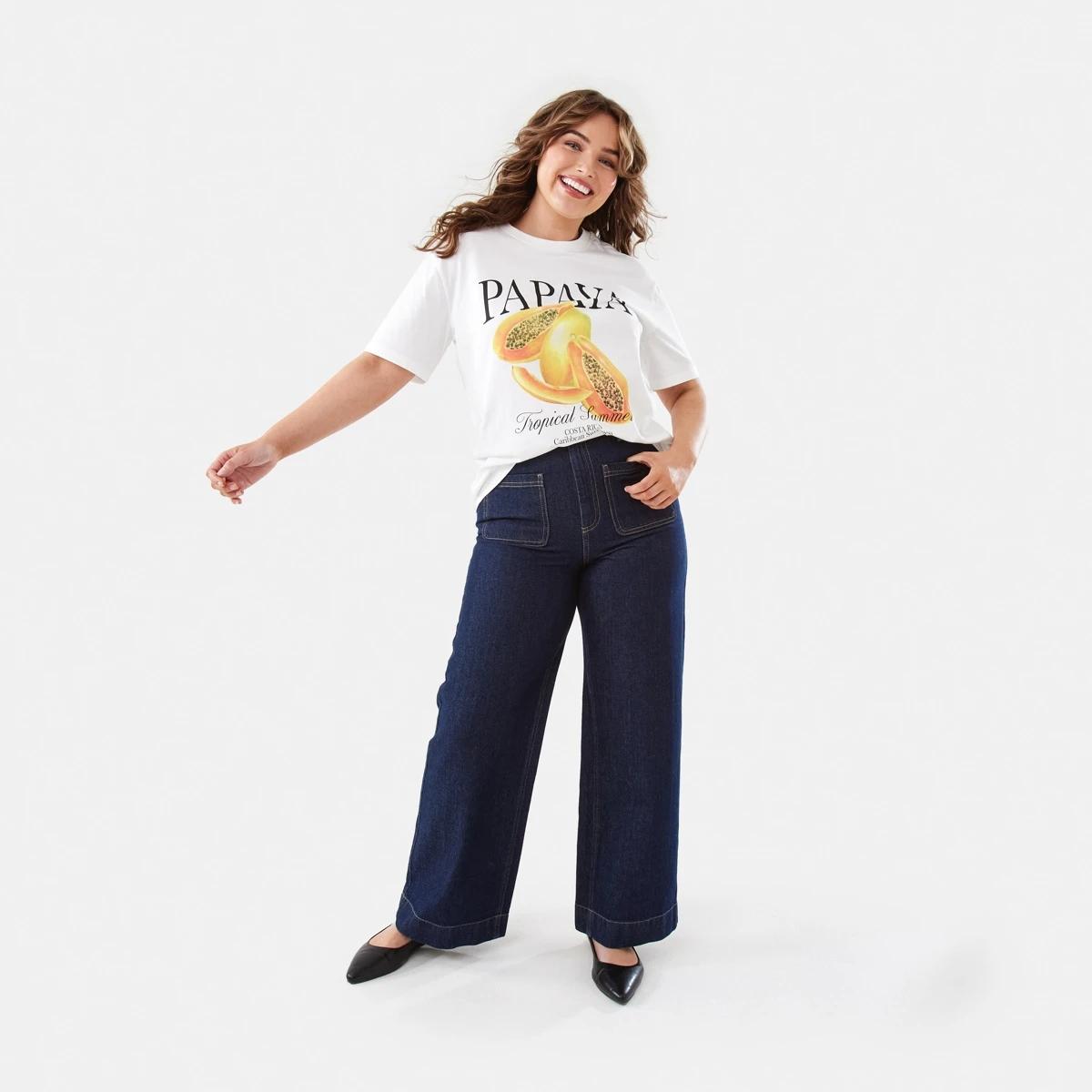 10 Wide Leg Pocket Jeans INDIGO, 10 of 11