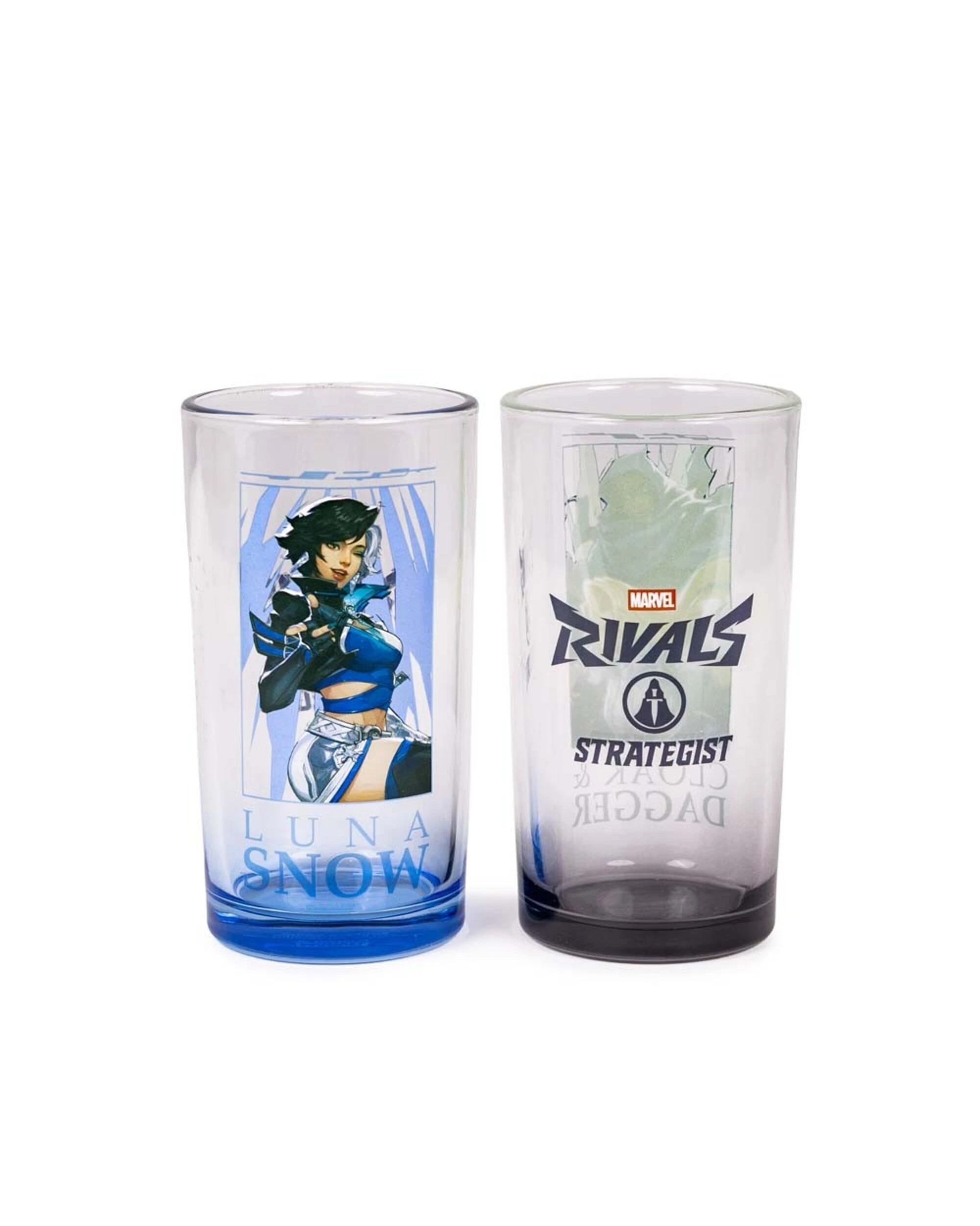 1 Marvel Rivals - Luna Snow and Cloak & Dagger Glass 2-Pack, 1 of 3