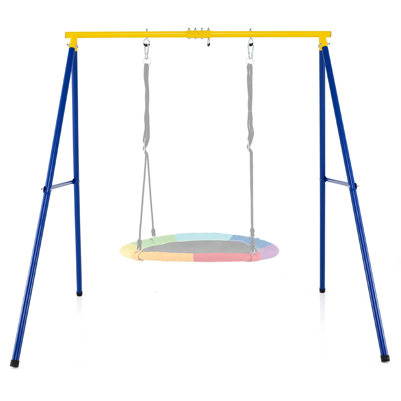 1 Costway Metal Swing Stand A-Frame Outdoor Hammock Rack (No Swing Seat), 1 of 3