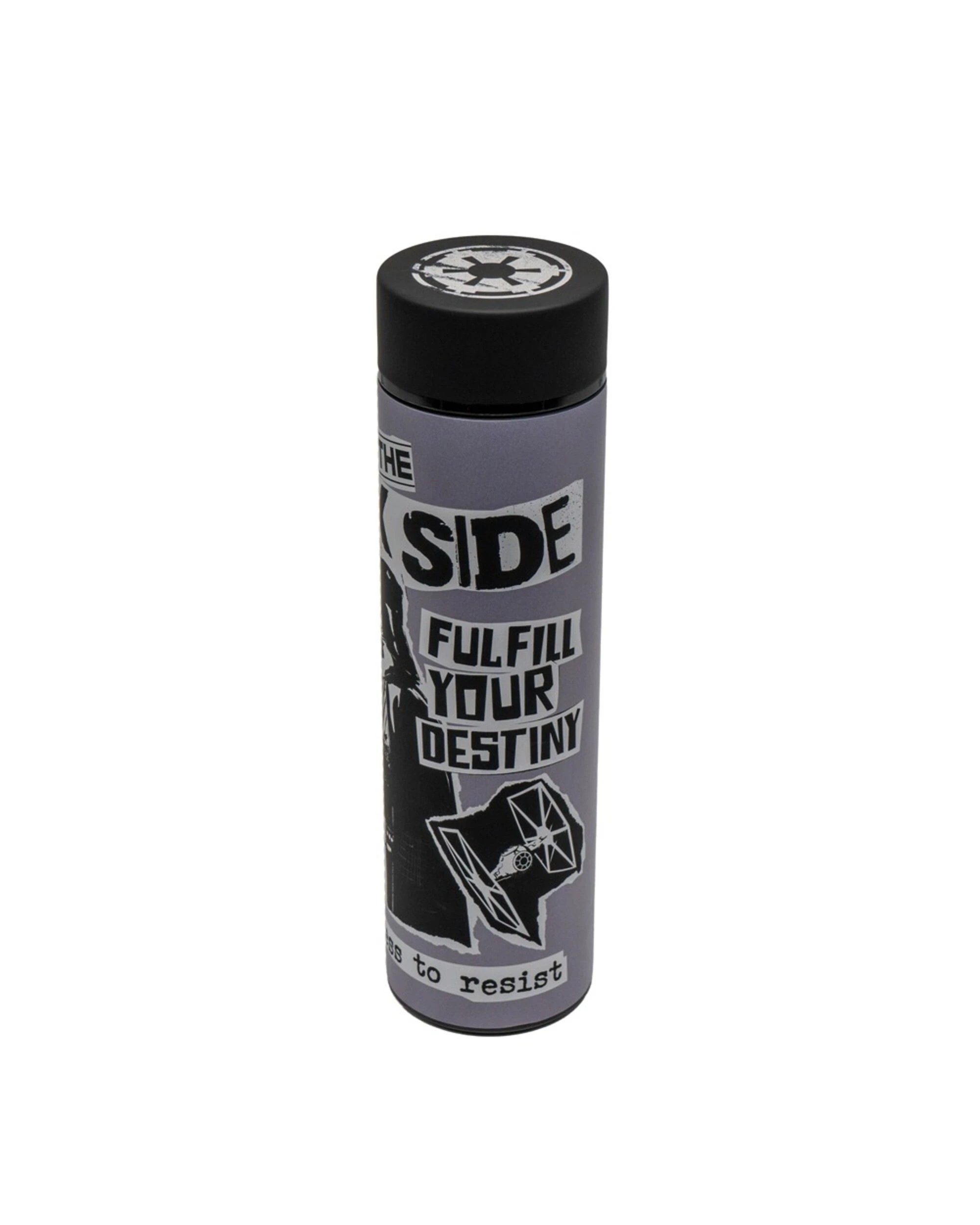 3 Star Wars - Join the Dark Side Metal Bottle - Black,Grey, 3 of 4