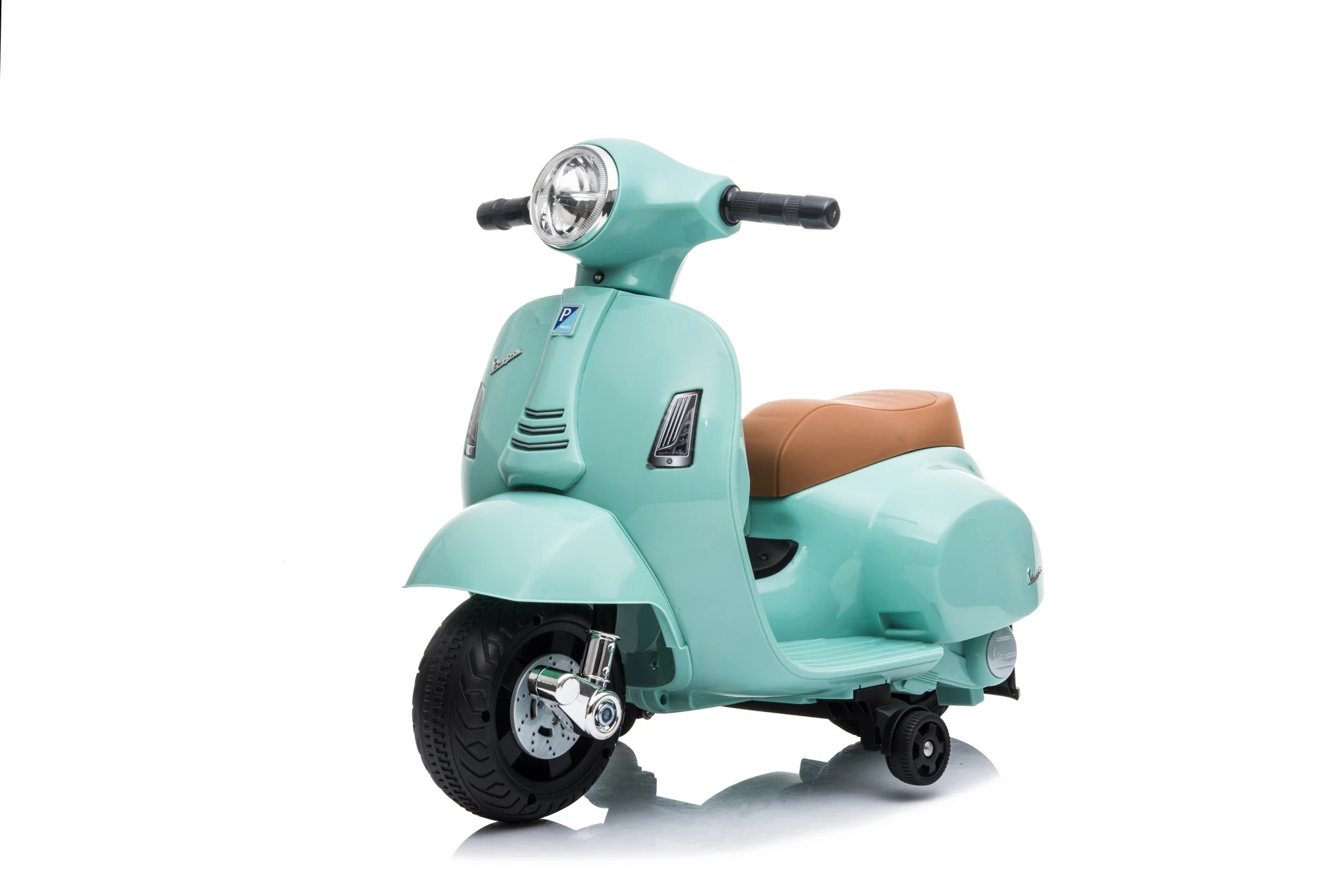 1 Mini Vespa GTS Super 6V Motorised Ride On - Mint - Green, 1 of 10