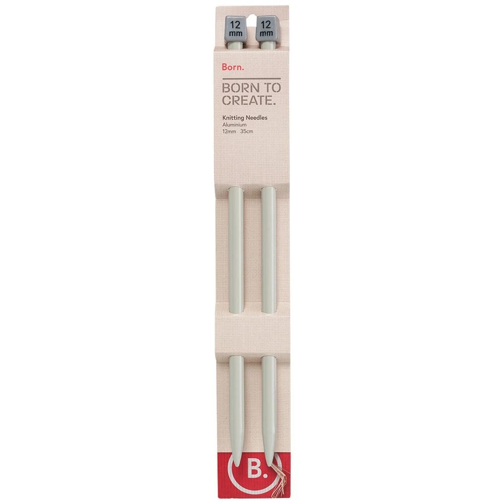 1 Born Aluminium Single-pointed Needles 12mm, 1 of 4