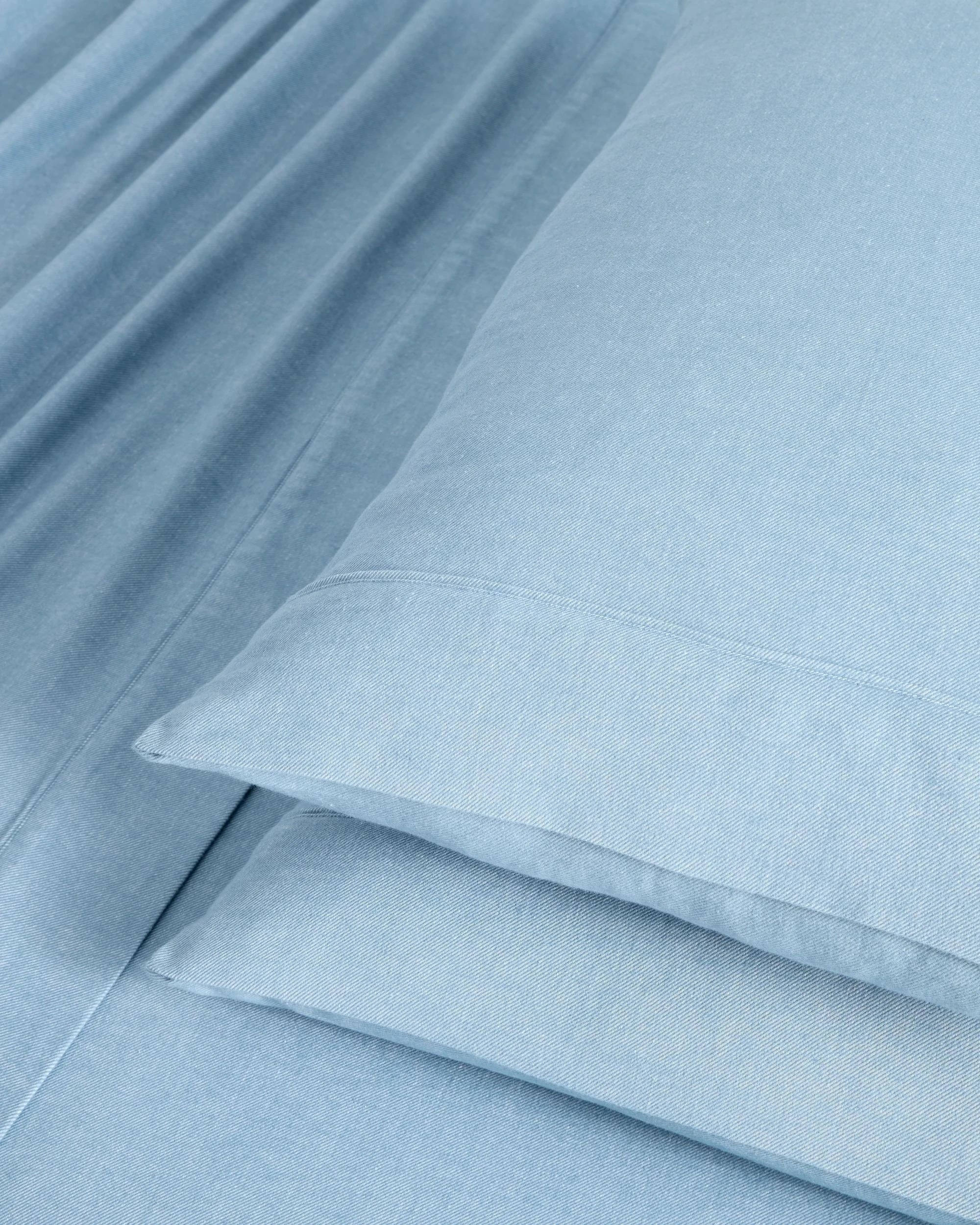 4 Target Kai Flannelette Sheet Set - Double Bed - Blue, 4 of 4