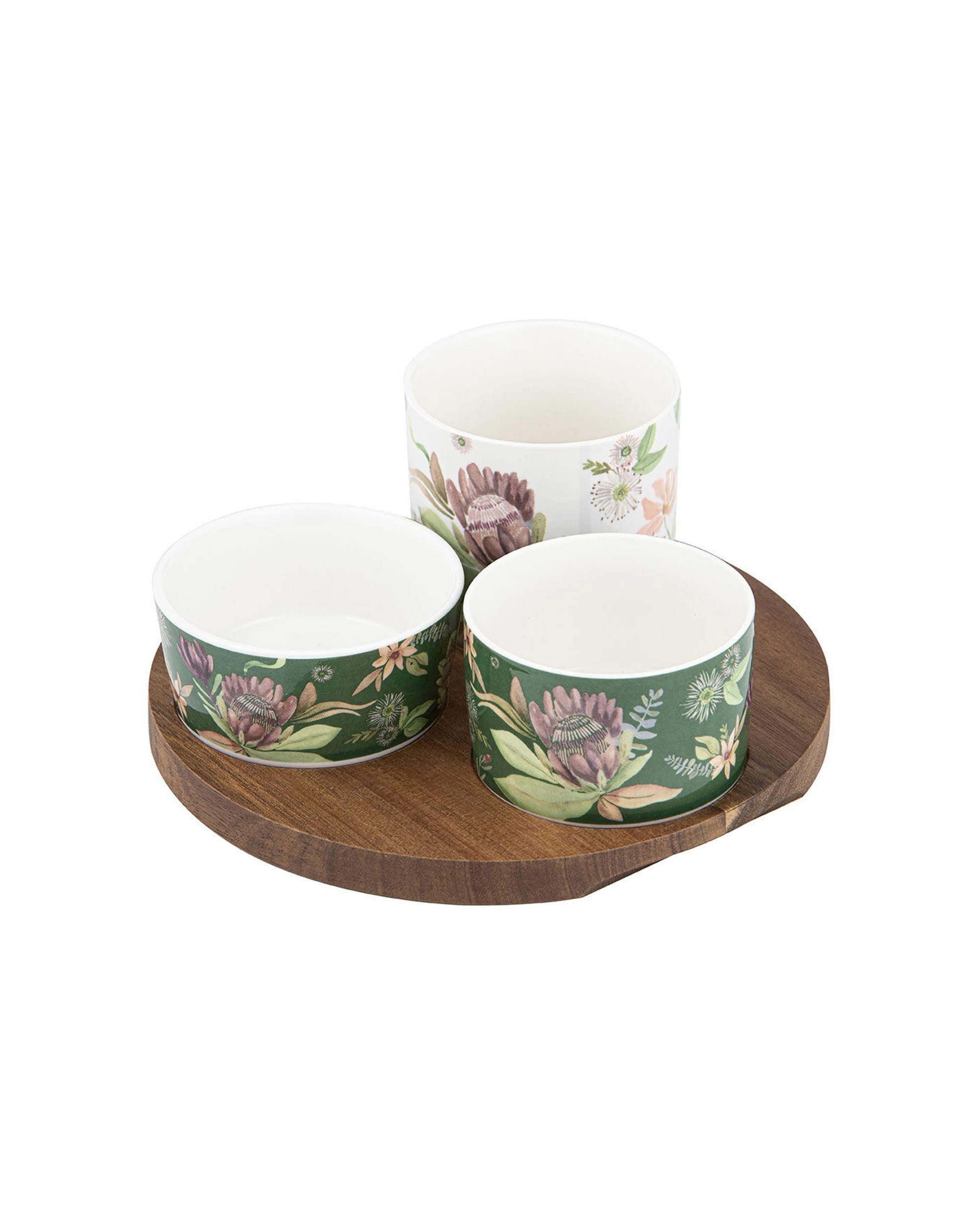 1 Ladelle Leura Round Bowl & Tray Set 4pc - Assorted, 1 of 3