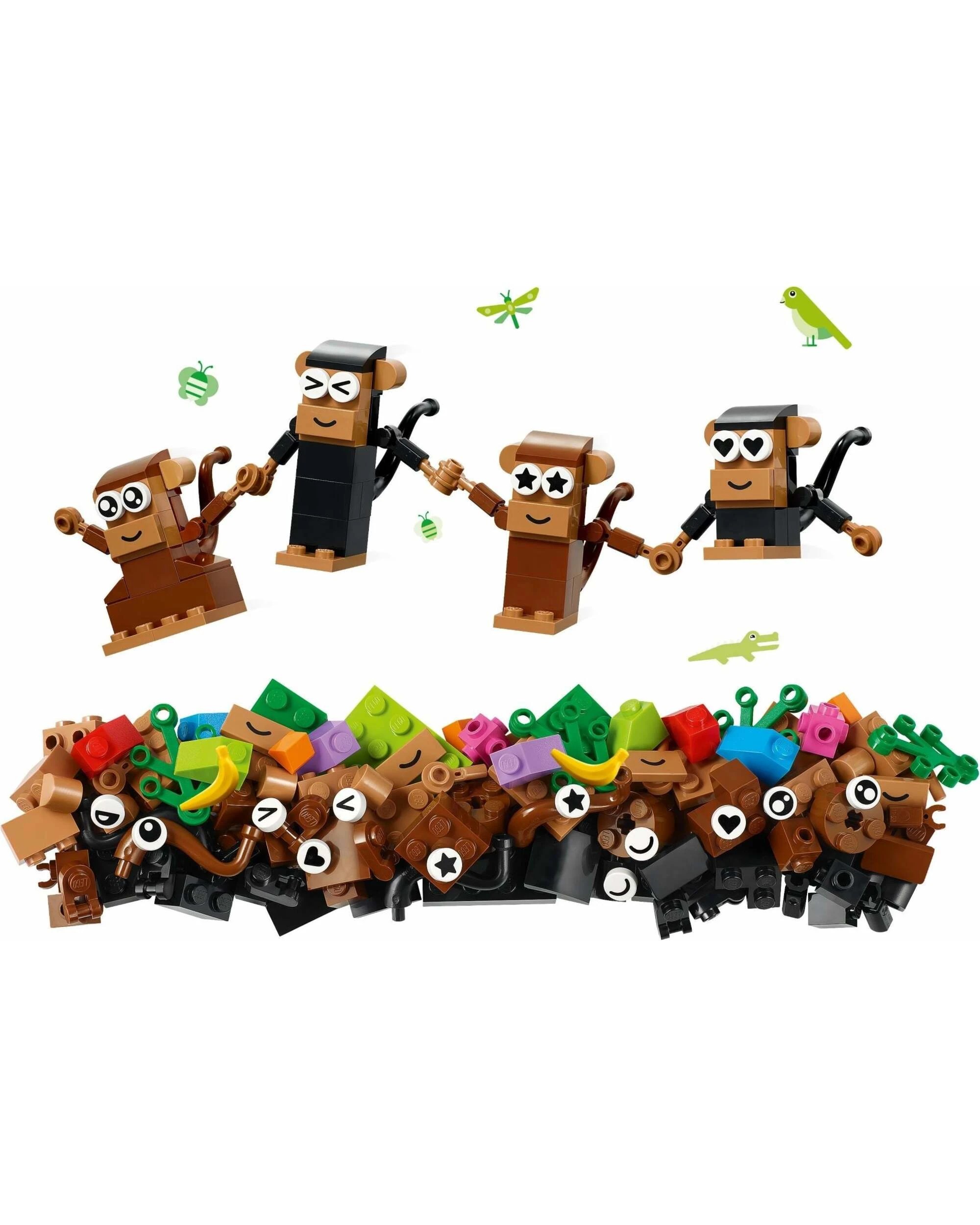 2 LEGO Classic Creative Monkeys, Birds, and Bananas 11031, 2 of 5
