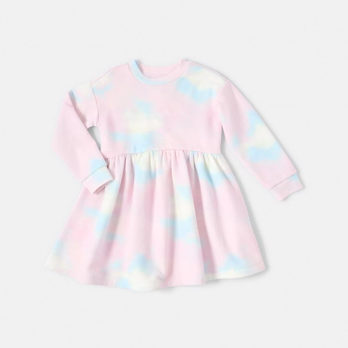 8 Printed Fleece Dress Galaxy, 8 of 9