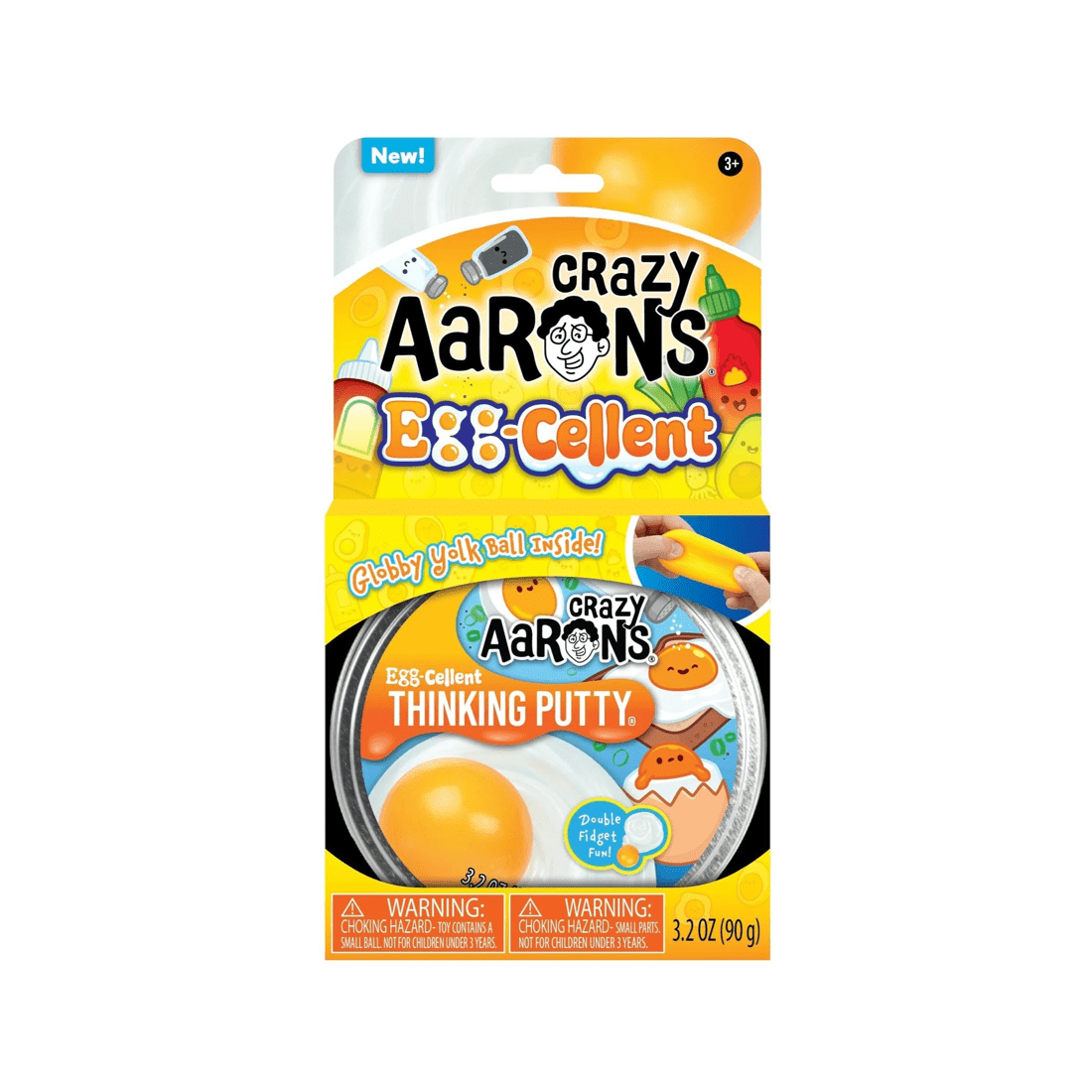 1 Crazy Aaron Enterprises Inc Crazy Aaron's Thinking Putty Trendsetters Eggcellent 4 inch Tin - Multi, 1 of 5