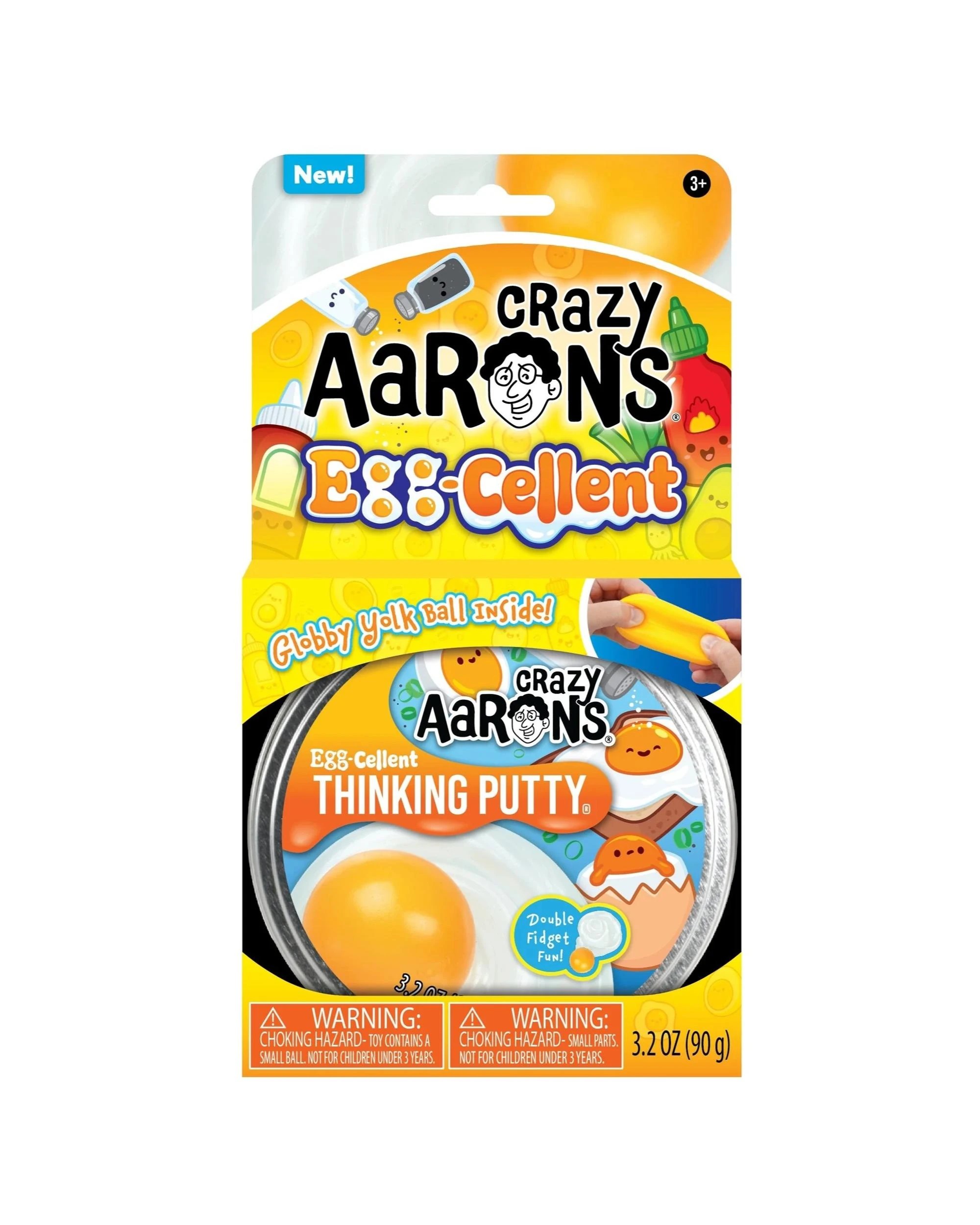 1 Crazy Aaron's Thinking Putty Trendsetters Eggcellent 4 inch Tin - Multi, 1 of 5