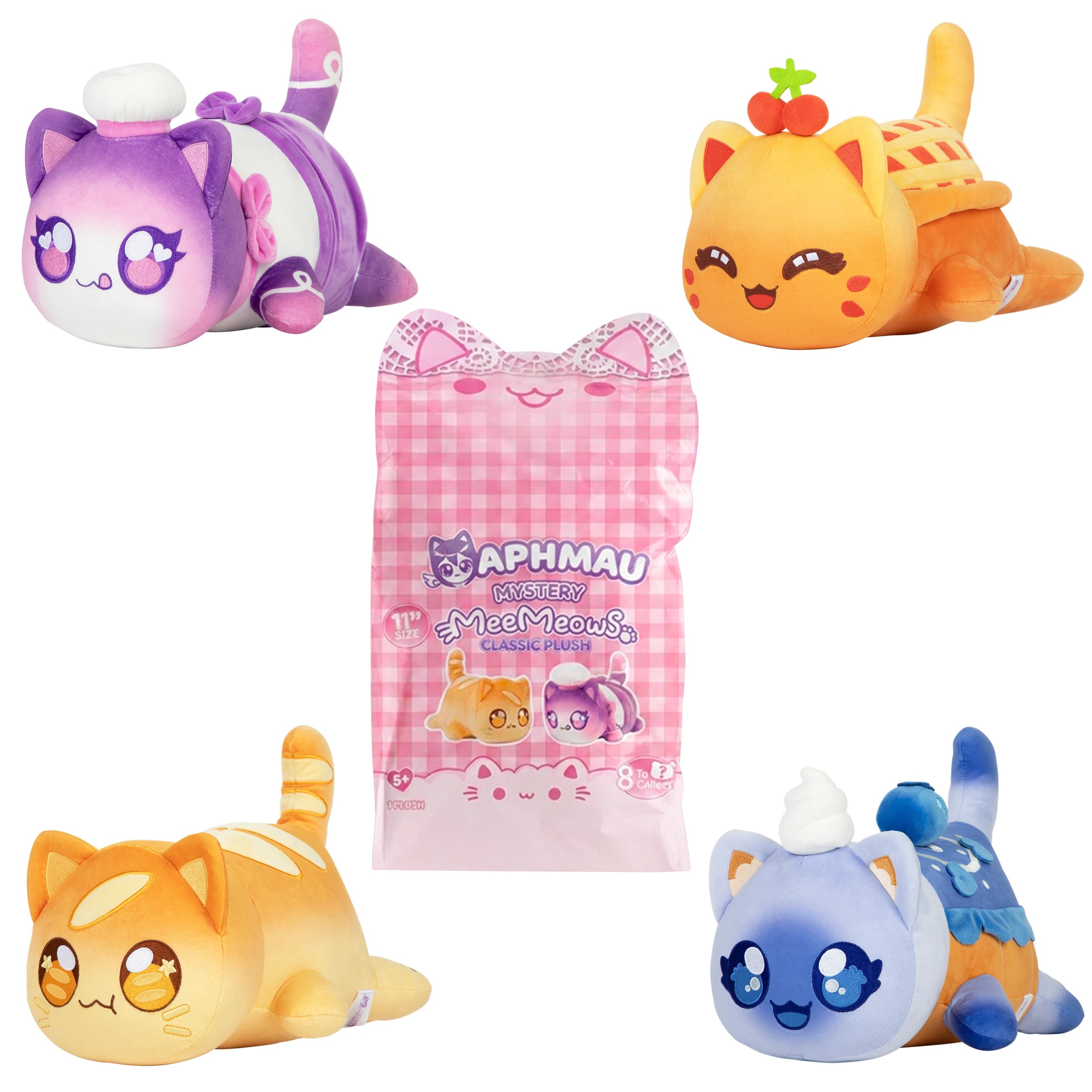 1 Aphmau 11in.  Mystery Meemeow Bakery Plush - Assorted, 1 of 5
