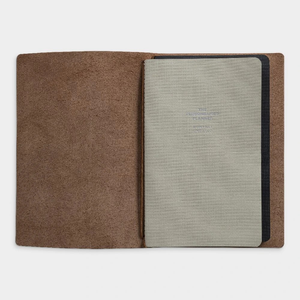 4 Otto Genuine Leather Personal Planner Tan, 4 of 8