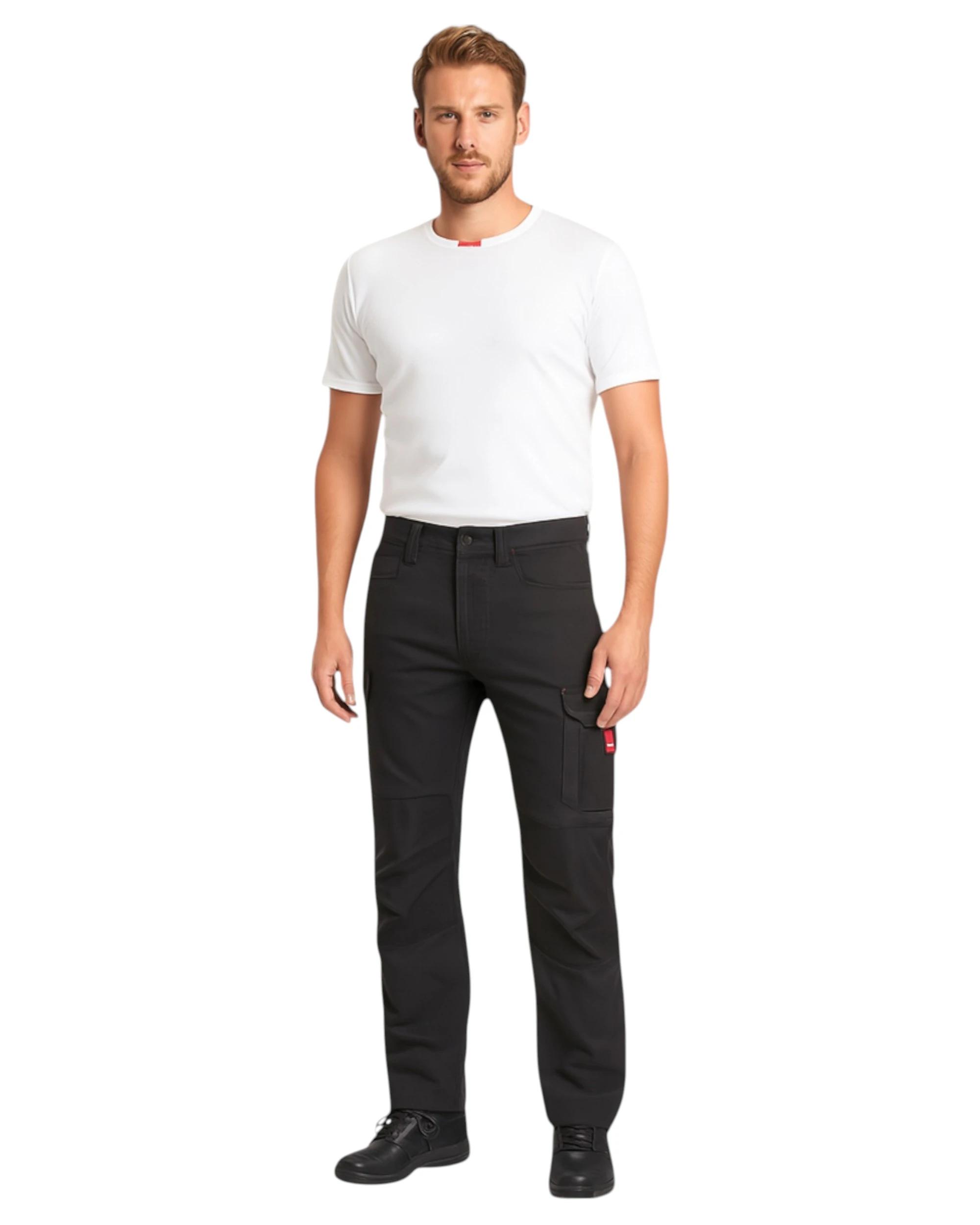 4 Hard Yakka Mens Legends Cargo Pant Workwear Charcoal Y02202 CHARCOAL, 4 of 7