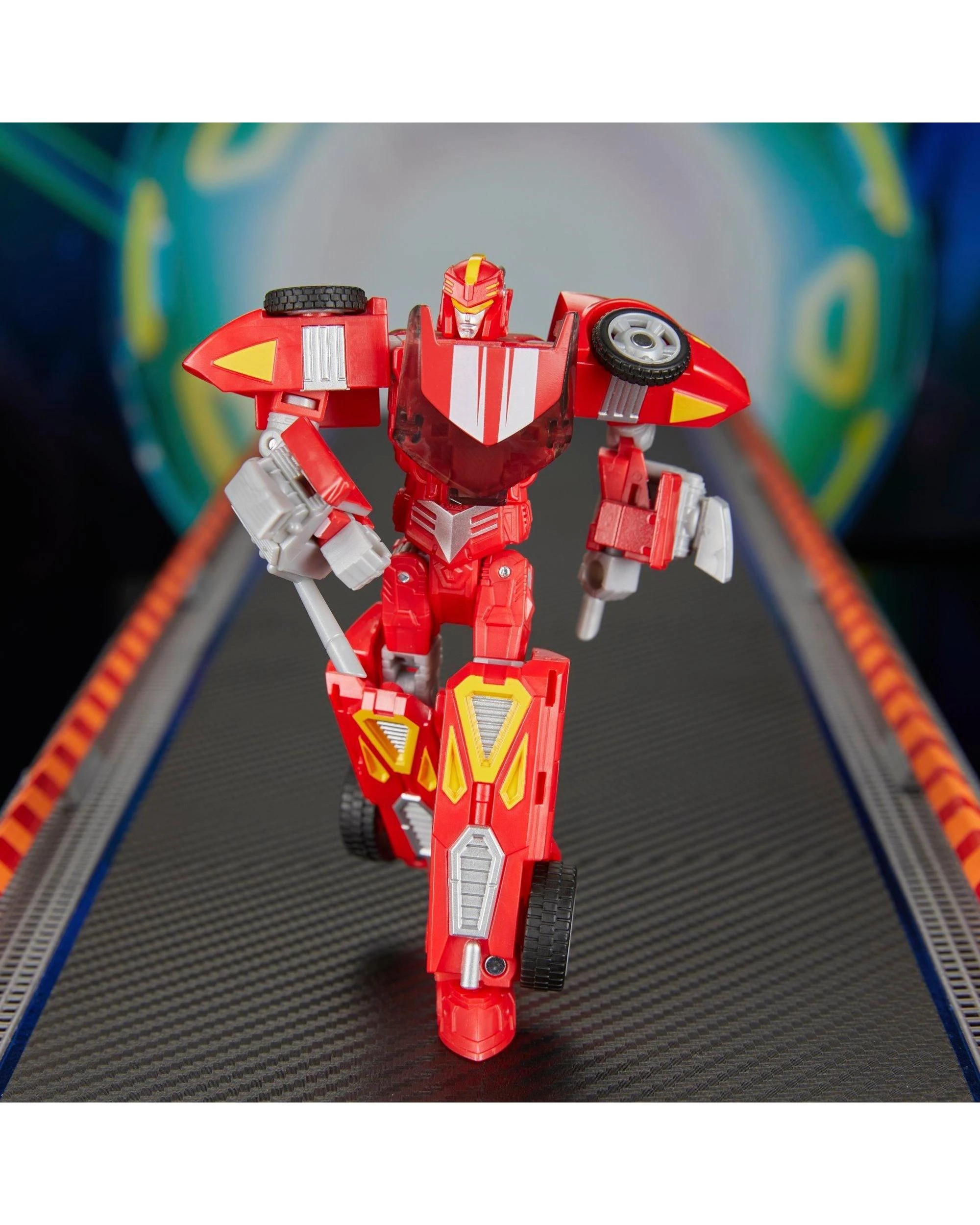 7 Transformers Collaborative Hot Wheels x Transformers Twin Mill Action Figure - Red, 7 of 9