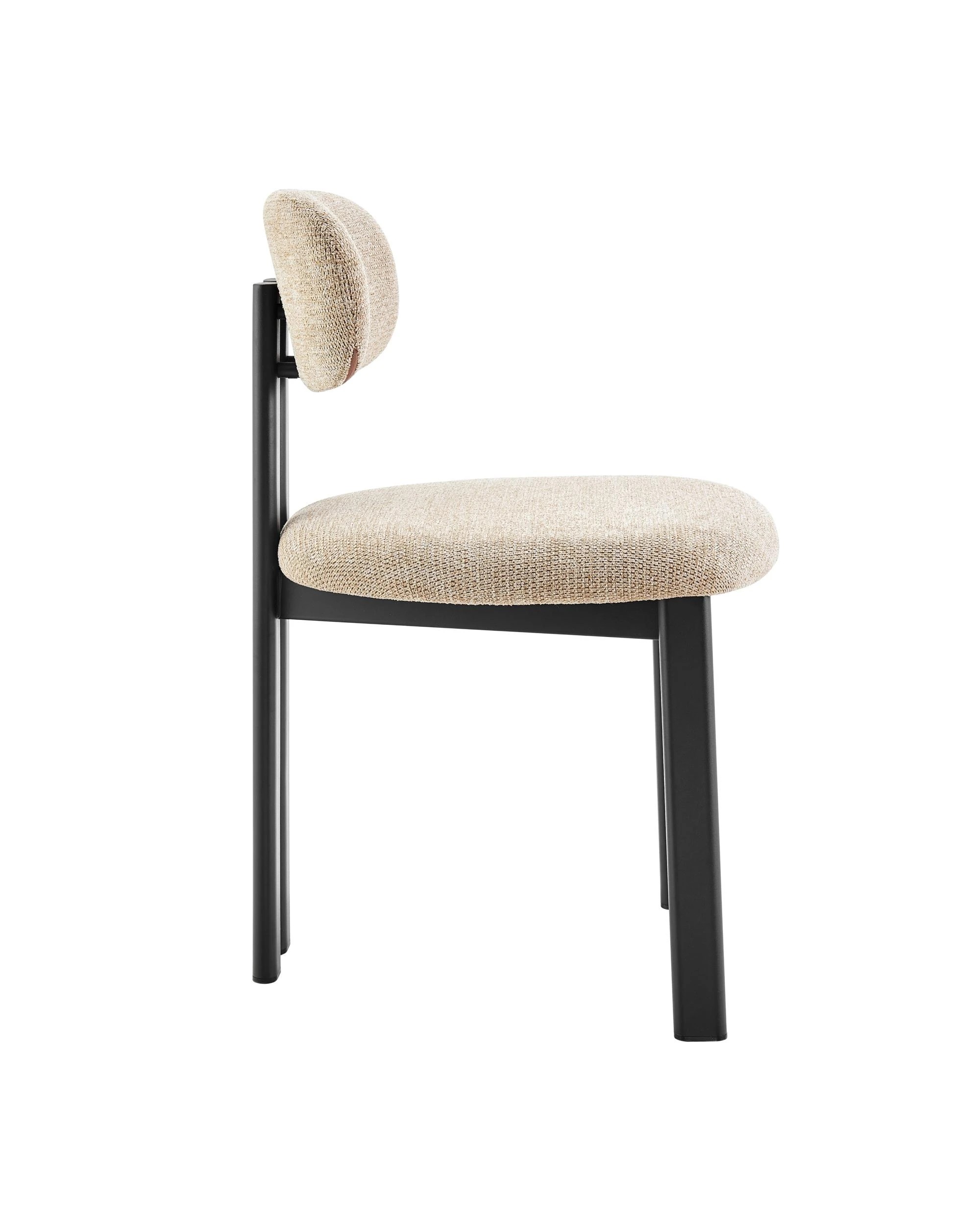 5 Kodu Hilda Dining Chairs Pair Set of Two - Beige, 5 of 10