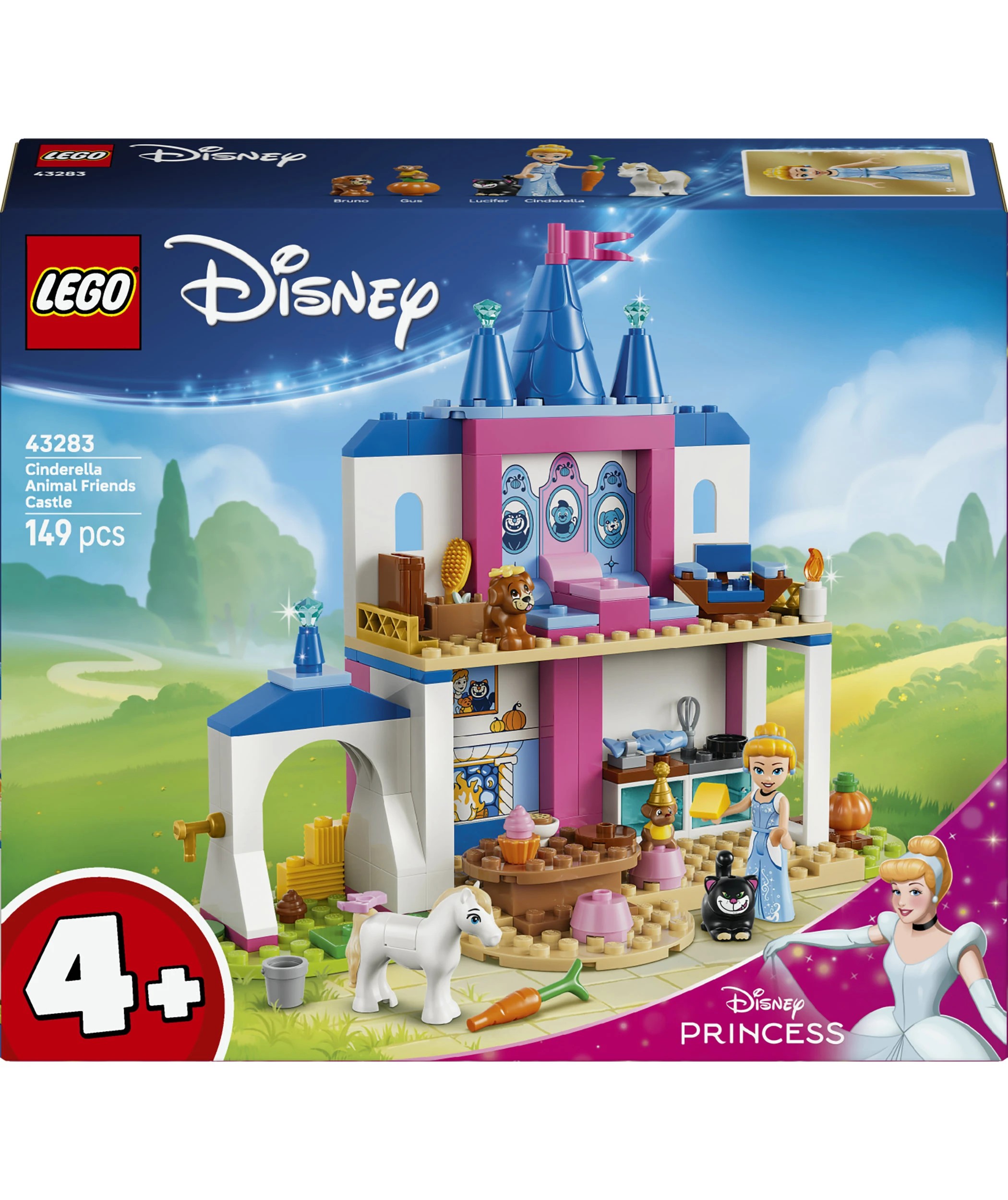 1 LEGO Disney Princess Cinderella Animal Friends Castle 43283, 1 of 9