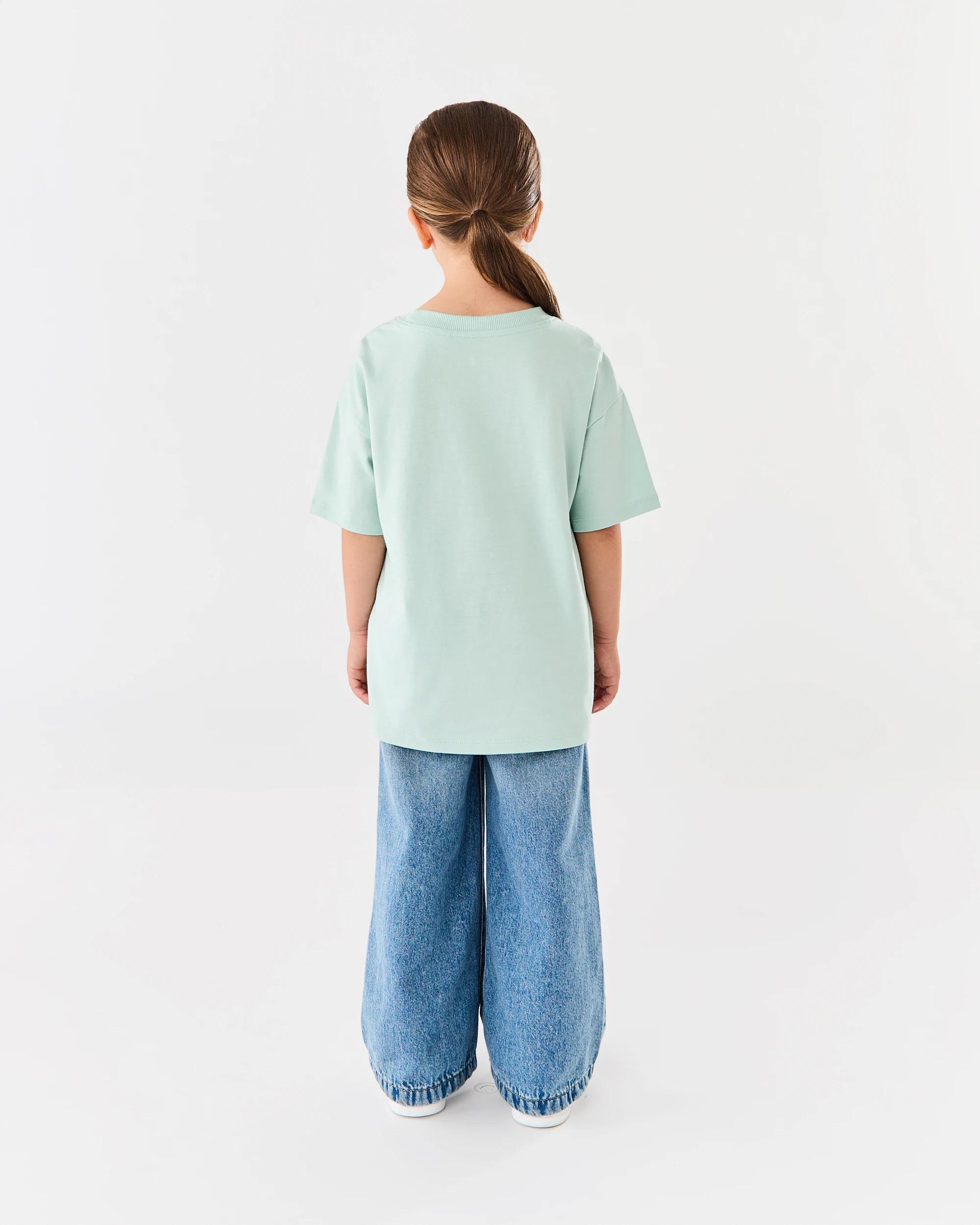 7 Oversized Printed T-shirt Green Dogs, 7 of 7