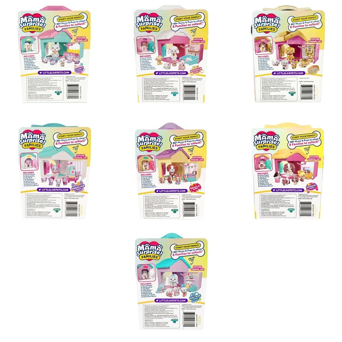 10 Little Live Pets Mama Surprise Families Mama's House Playset - Assorted, 10 of 10