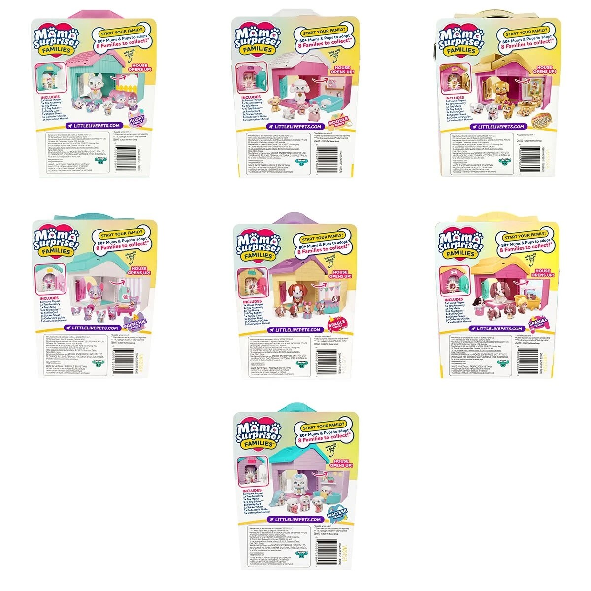 10 Little Live Pets Mama Surprise Families Mama's House Playset - Assorted, 10 of 10