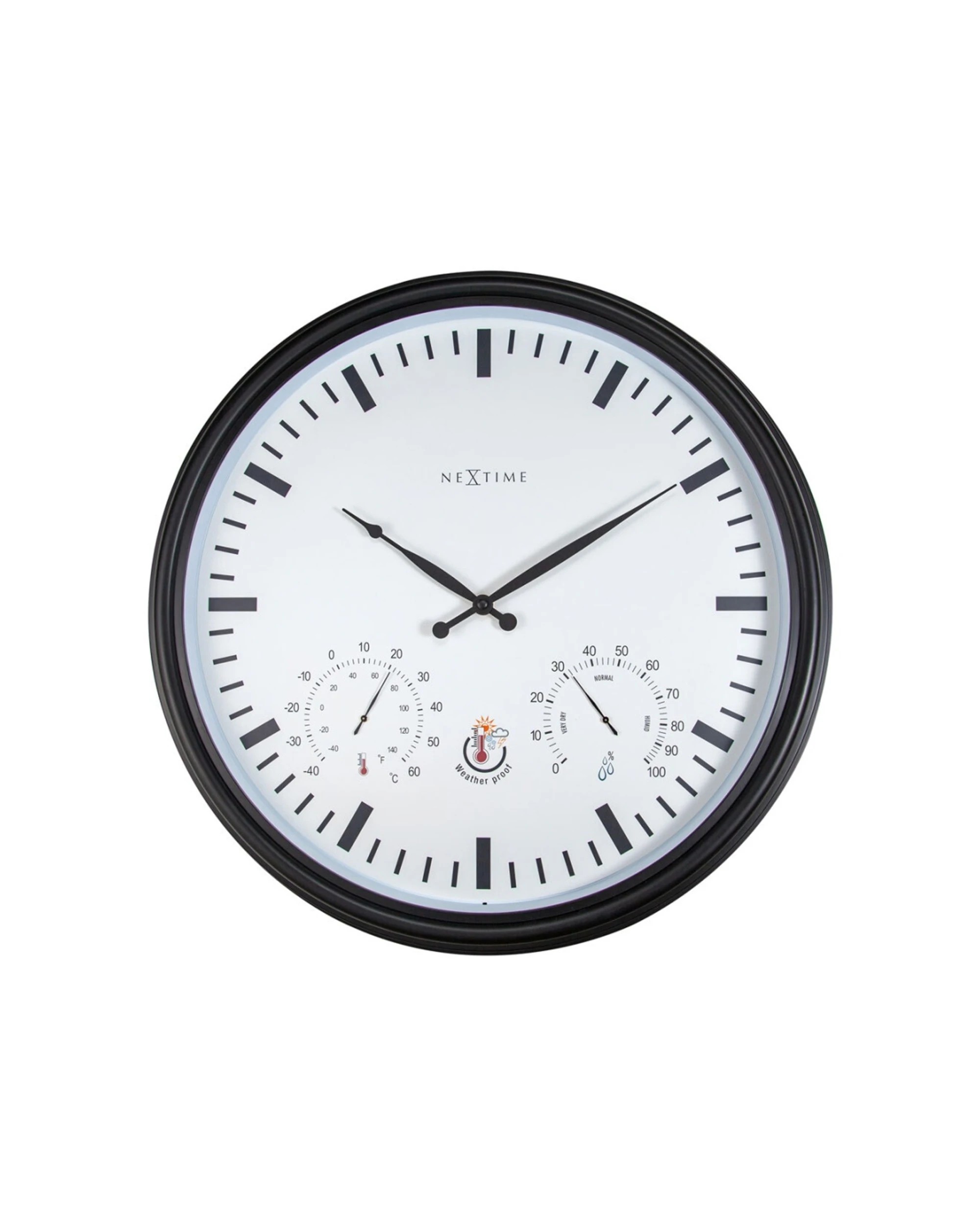 1 NexTime Outdoor Wall Clock Sunflower Design 50.8cm - Multi, 1 of 5