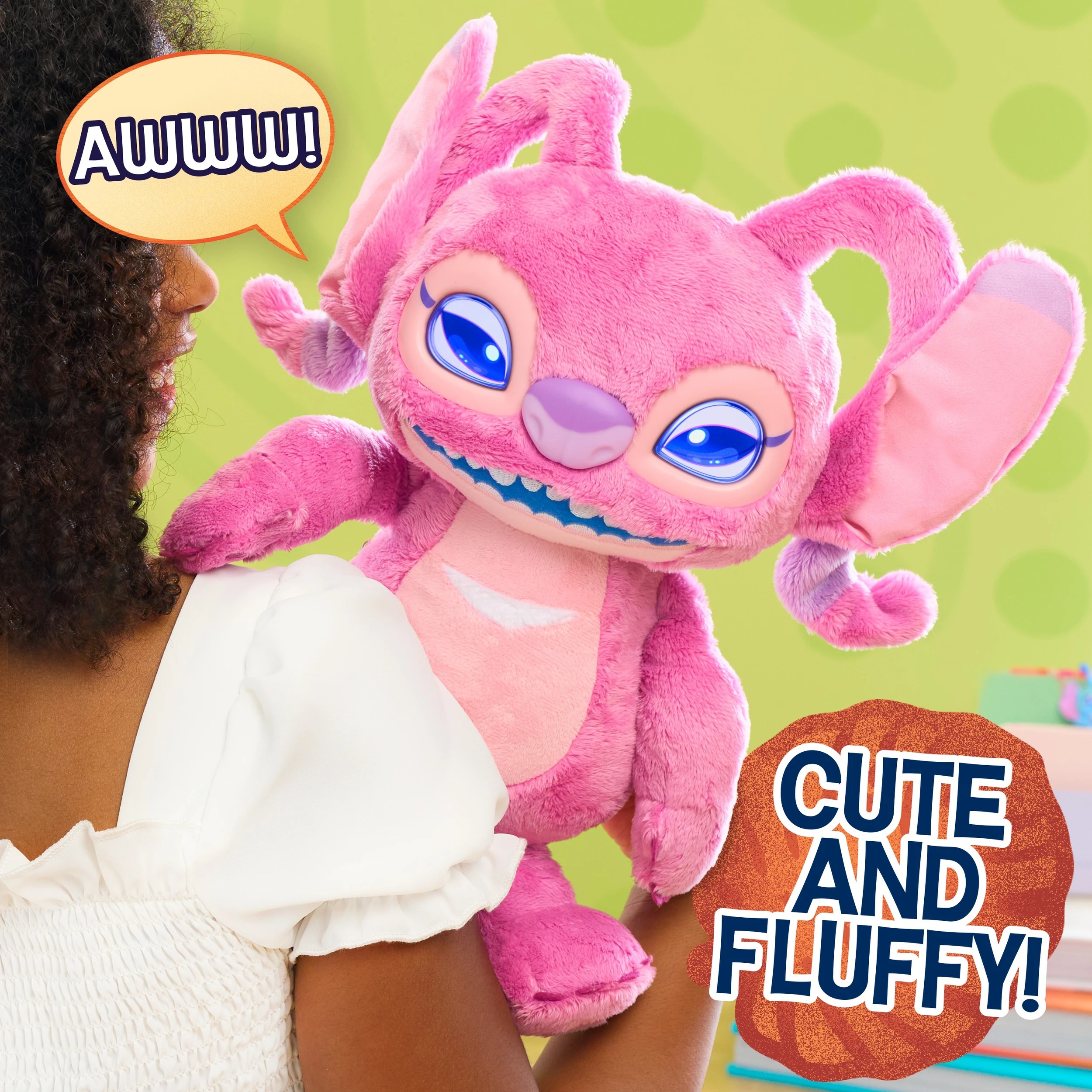 4 Disney Stitch Many Moods Angel Plush - Pink, 4 of 7