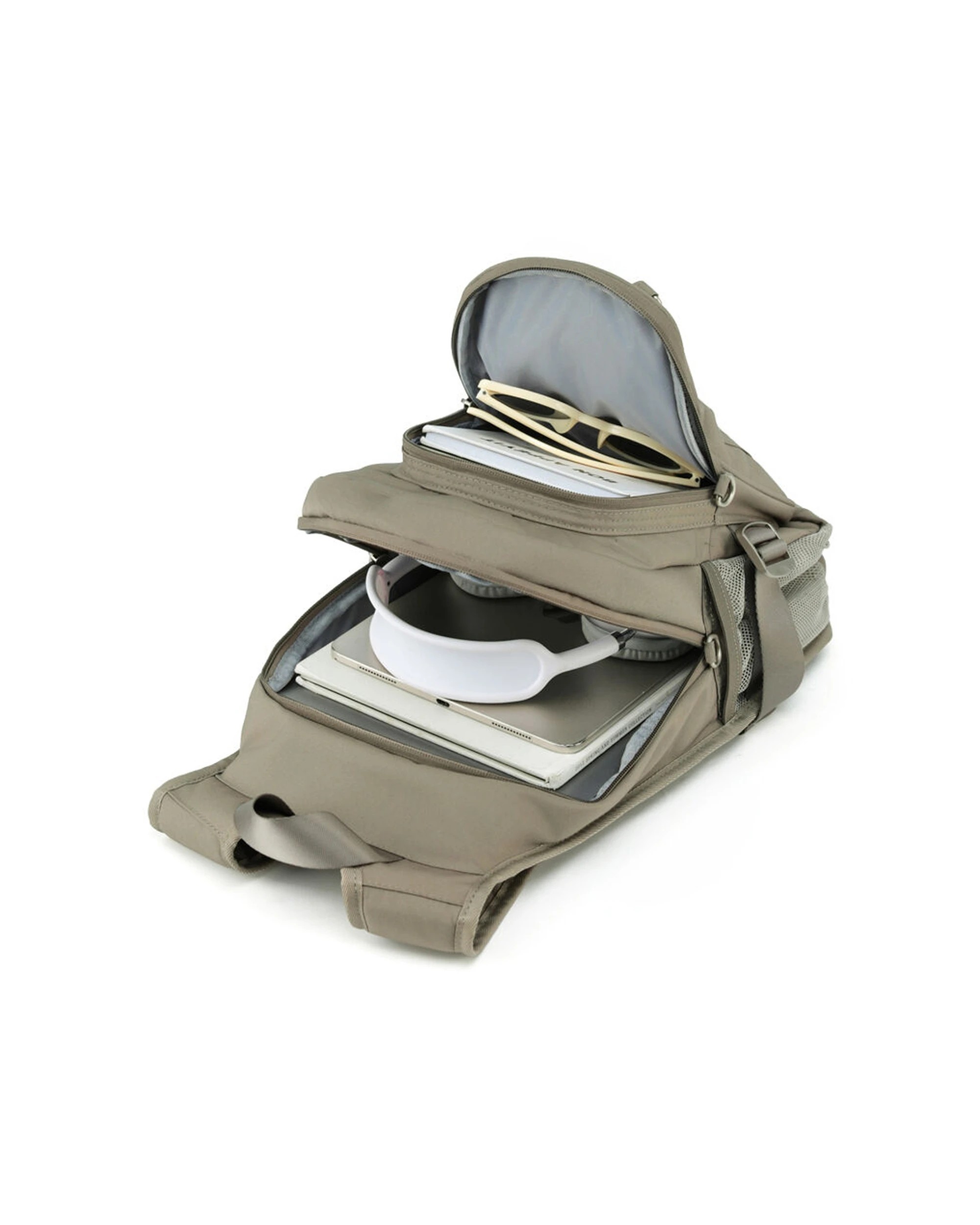 3 Tosca Anti-Theft Rfid Blocking Travel Backpack - Beige, 3 of 3