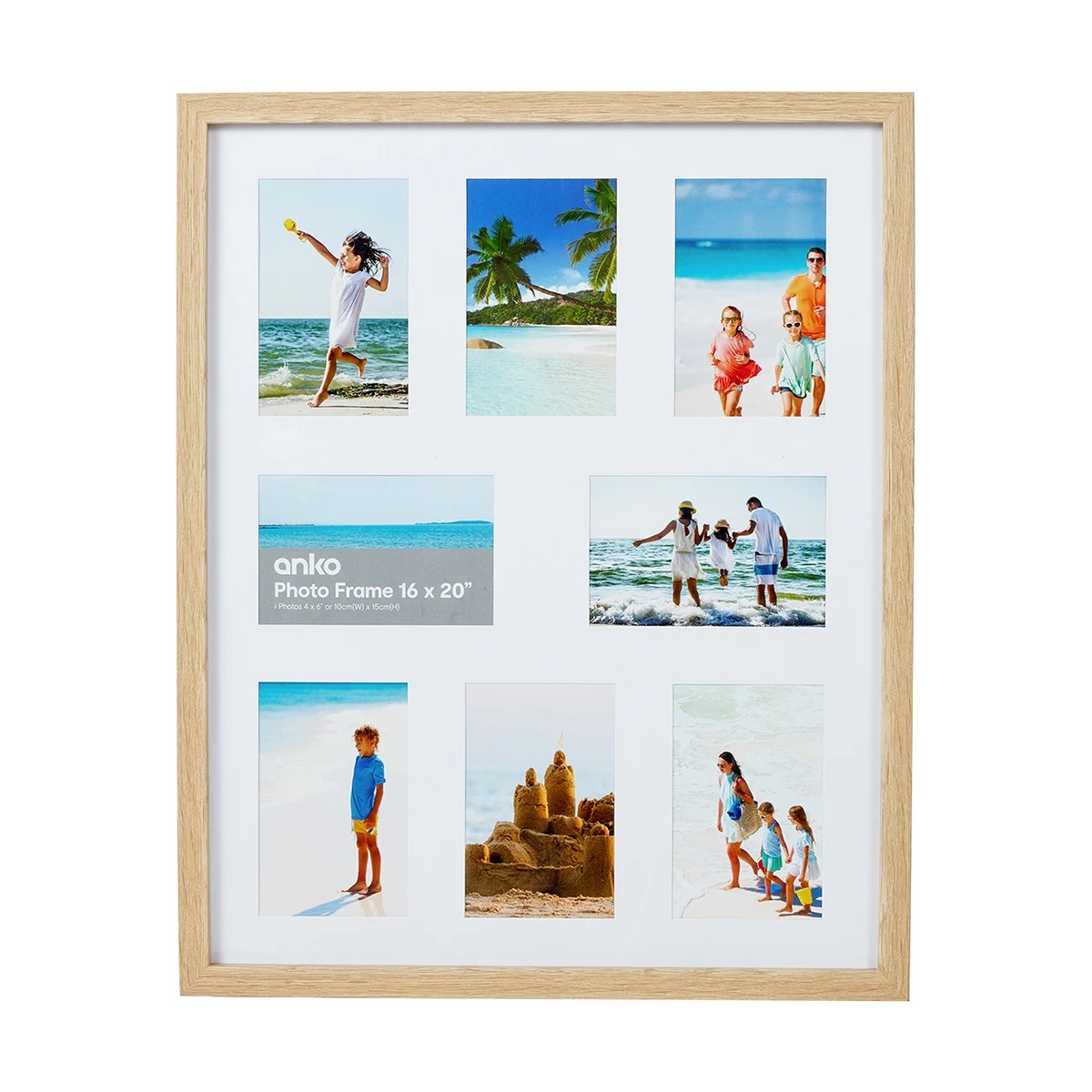 1 Eden Collage Frame 16in. x 20in. - Oak Look, 1 of 4