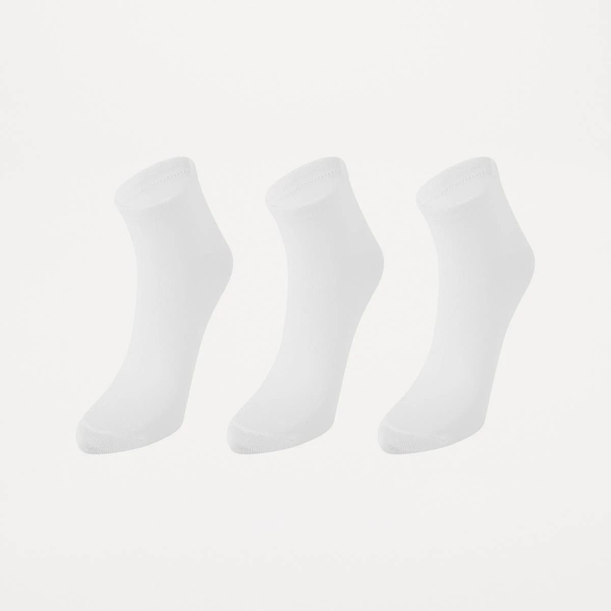 1 3 Pack Anklet Socks WHITE, 1 of 3