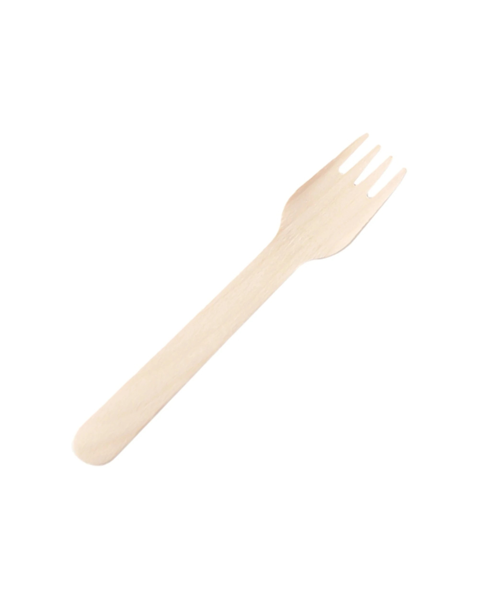 1 Partyware 50pc FSC Earth-Friendly Fork Set Tableware/Serveware 160mm - Natural, 1 of 3