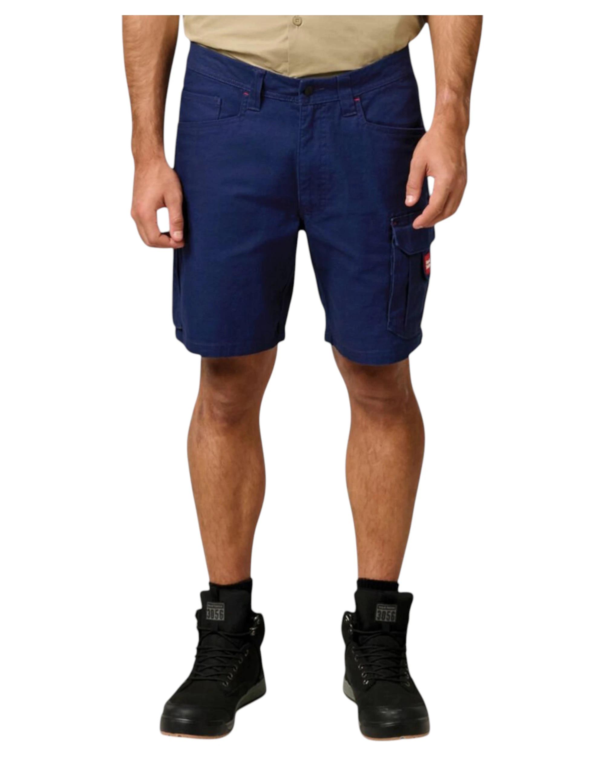 2 Hard Yakka Mens Legends Cargo Short Work Wear Navy NAVY, 2 of 6