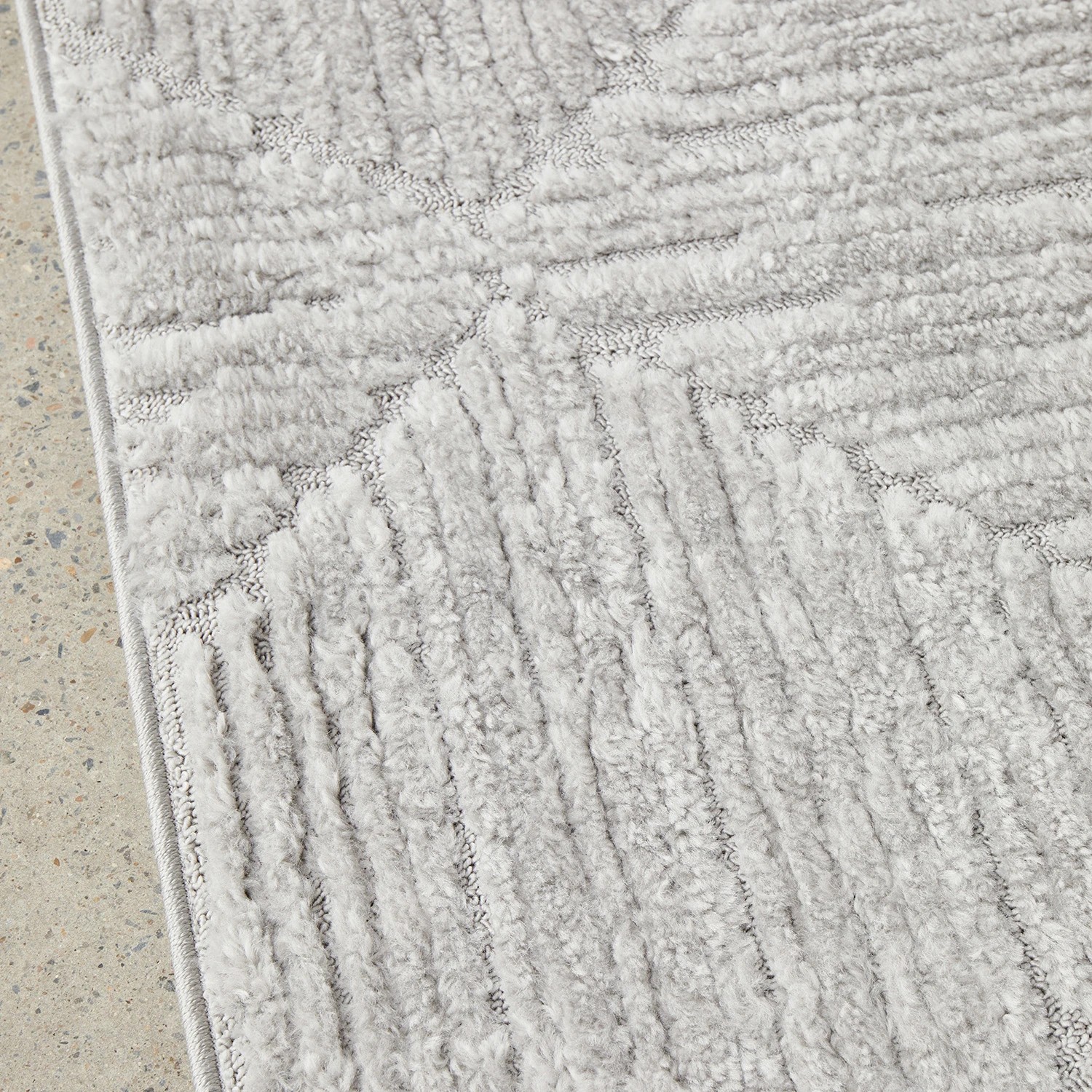 5 Common Ground Rugs Lyrica Shilo 150x80cm - Small Power Loomed Pet Friendly Floor Rug - Silver, 5 of 7