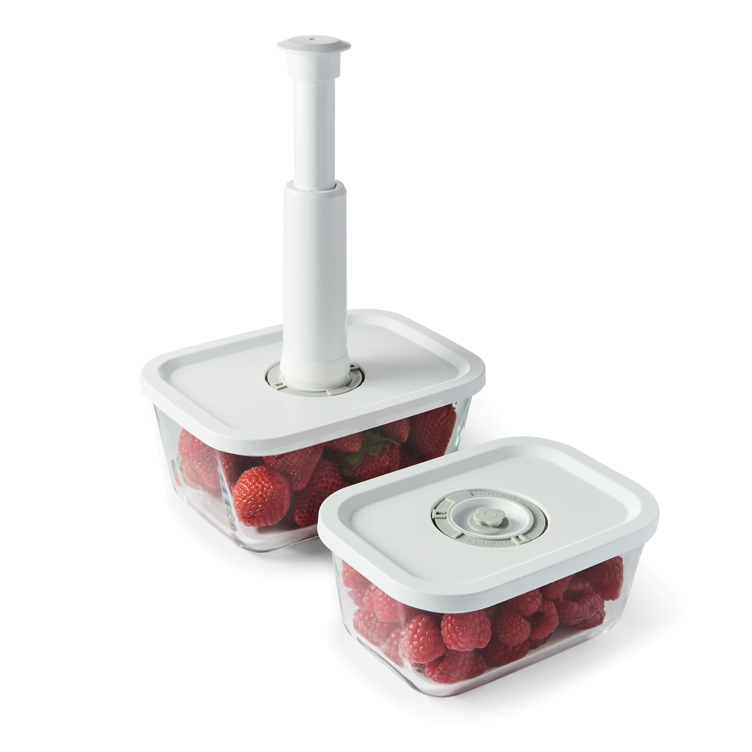 1 2 Pack Fridge Storage Containers with Pump, 1 of 9
