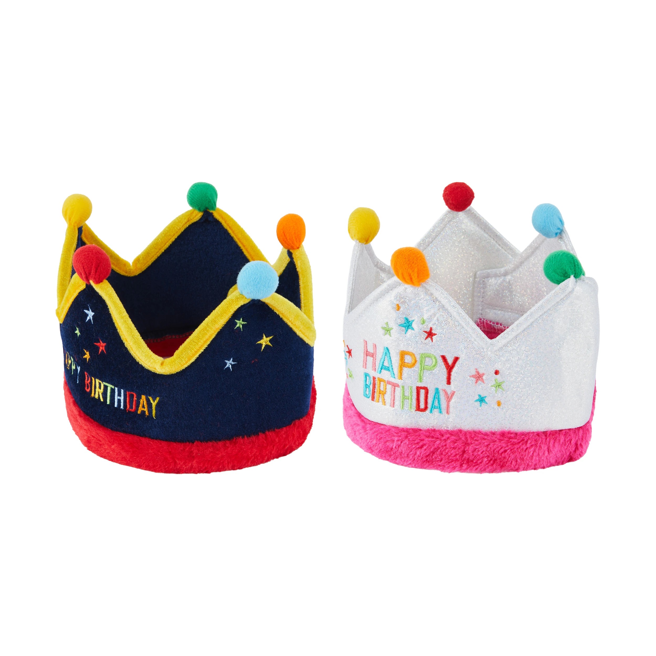 3 Birthday Fabric Crown - Assorted, 3 of 6