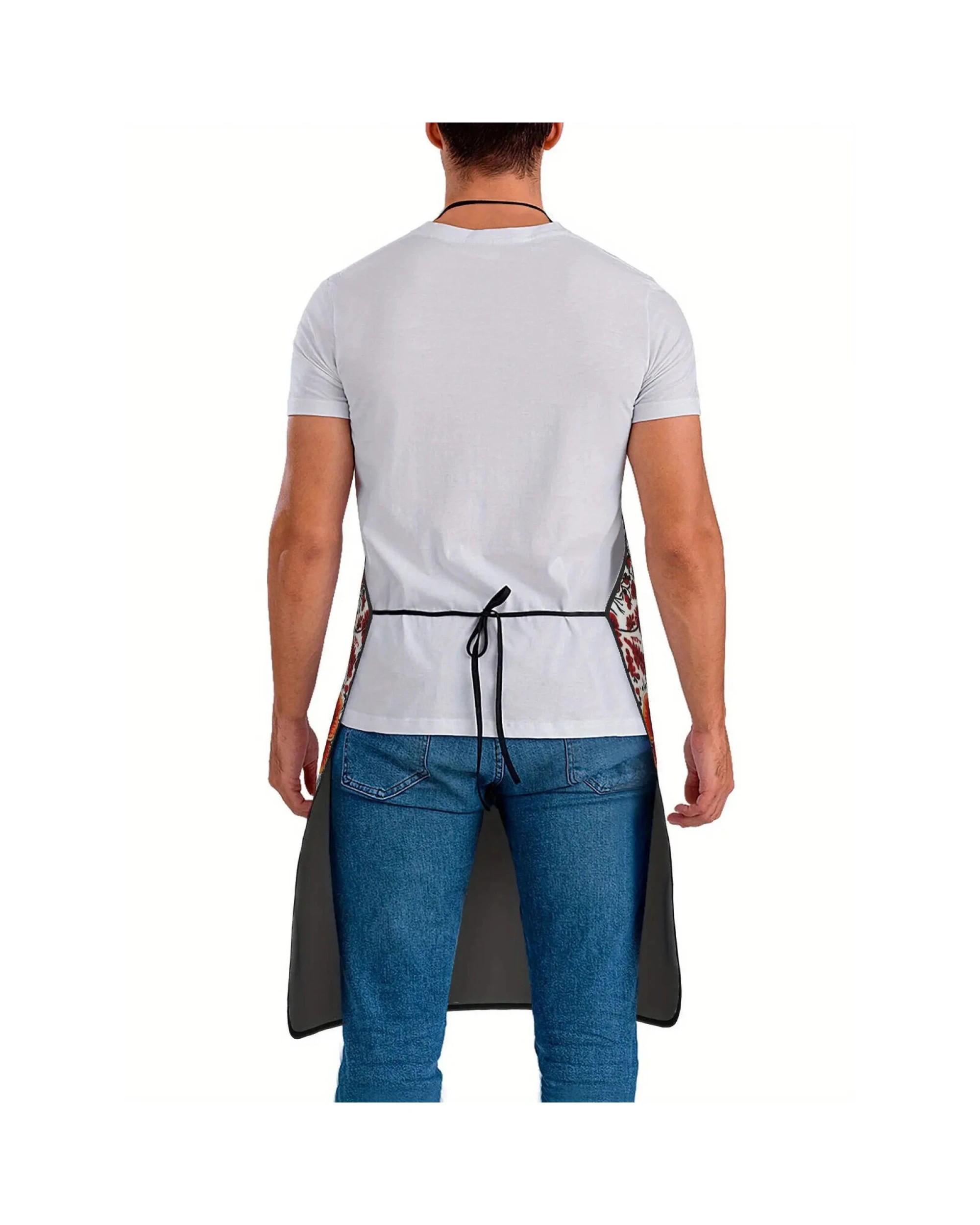 3 BR Home Ukrainian Traditional Print Apron with Vintage Floral Design, 3 of 4