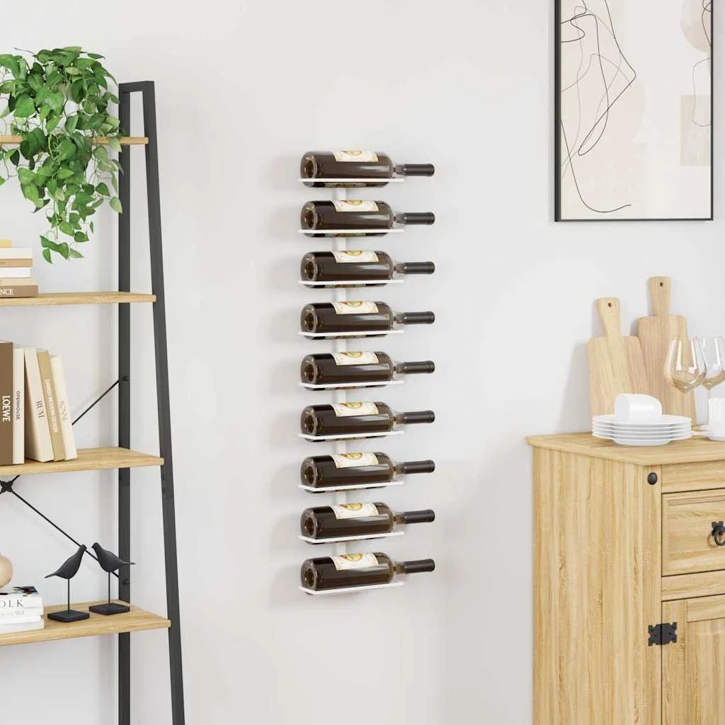 2 Vidaxl Wine Rack Wine Rack, Wine Racks - White, 2 of 9