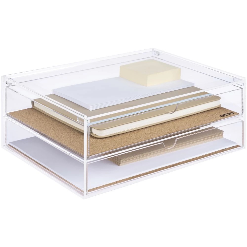 3 Otto Landscape 2 Drawer Acrylic Cork, 3 of 6