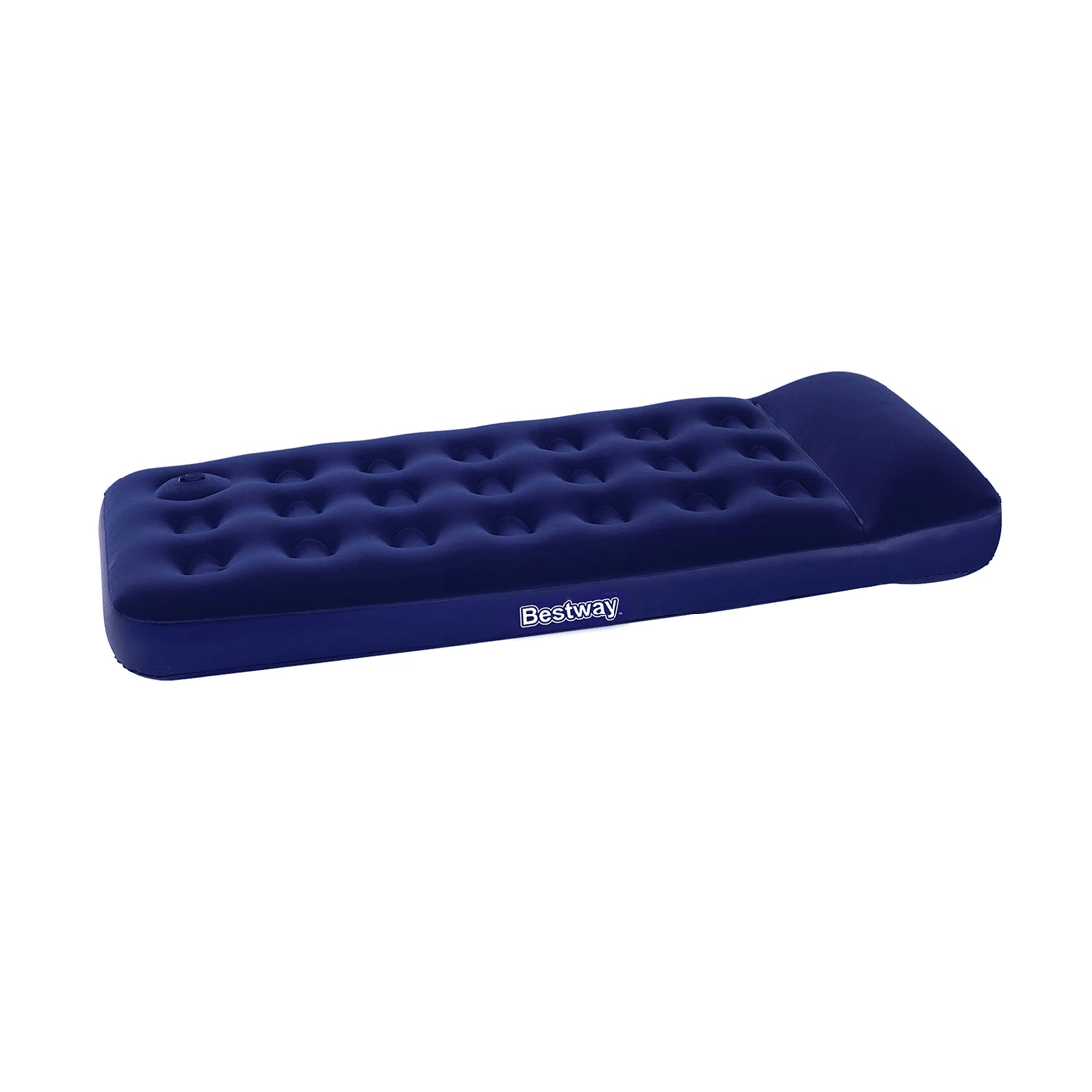 1 Bestway Air Mattress Single Inflatable Bed 185x76x22cm Airbed - Blue, 1 of 2
