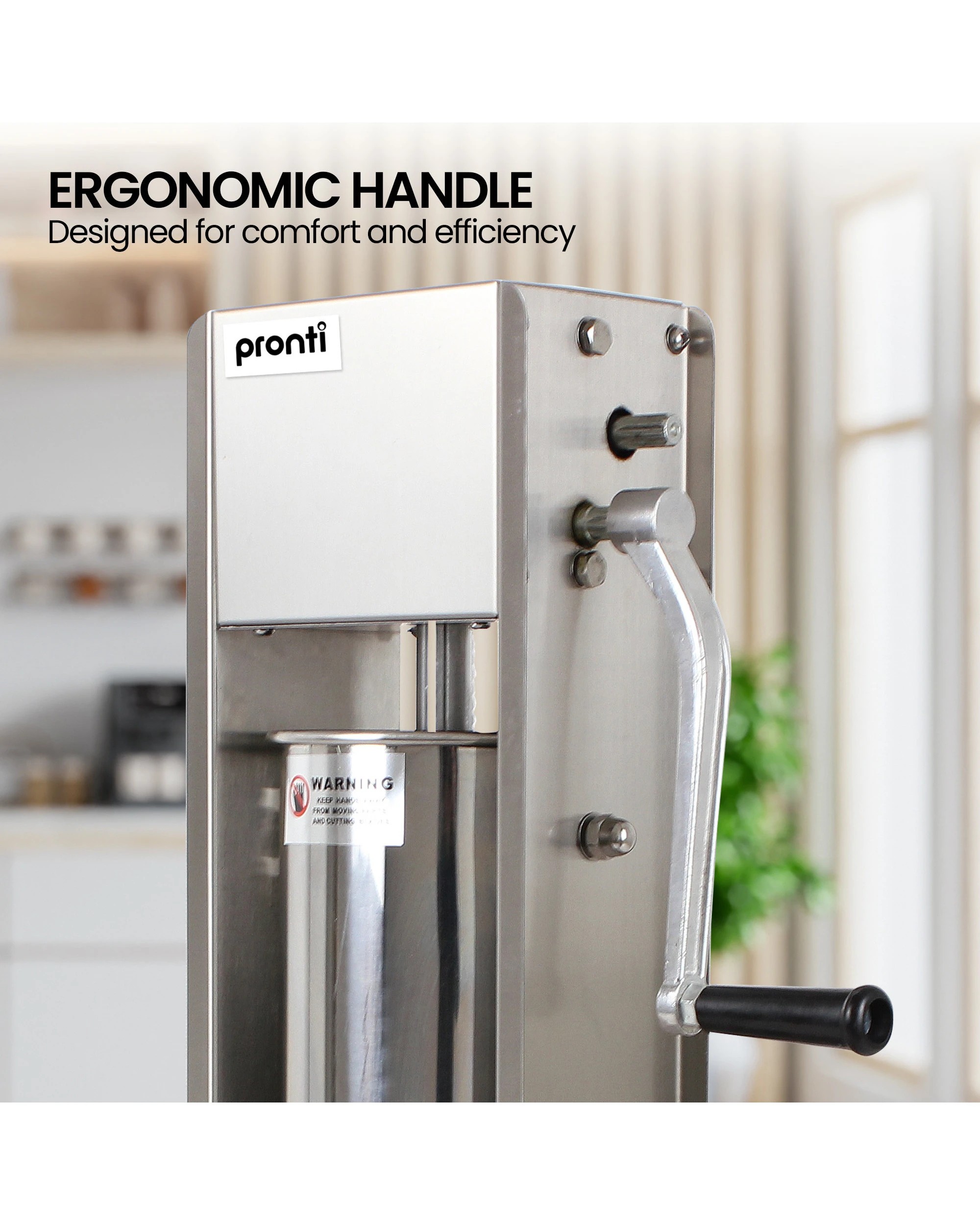 10 Pronti 5l Stainless Steel Vertical Sausage Stuffer, 10 of 10