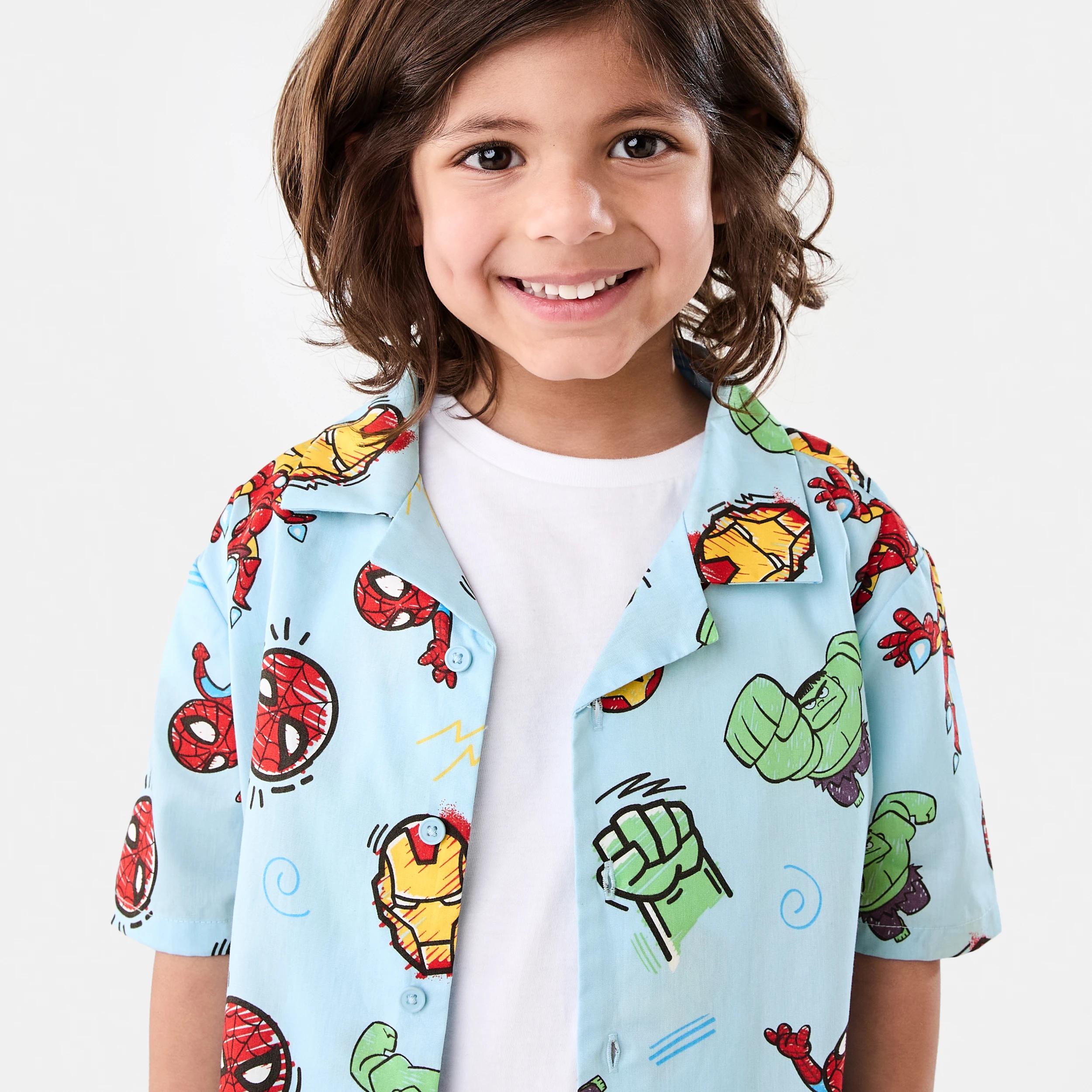 3 Spider-Man and Friends License All Over Print Shirt Marvel, 3 of 8