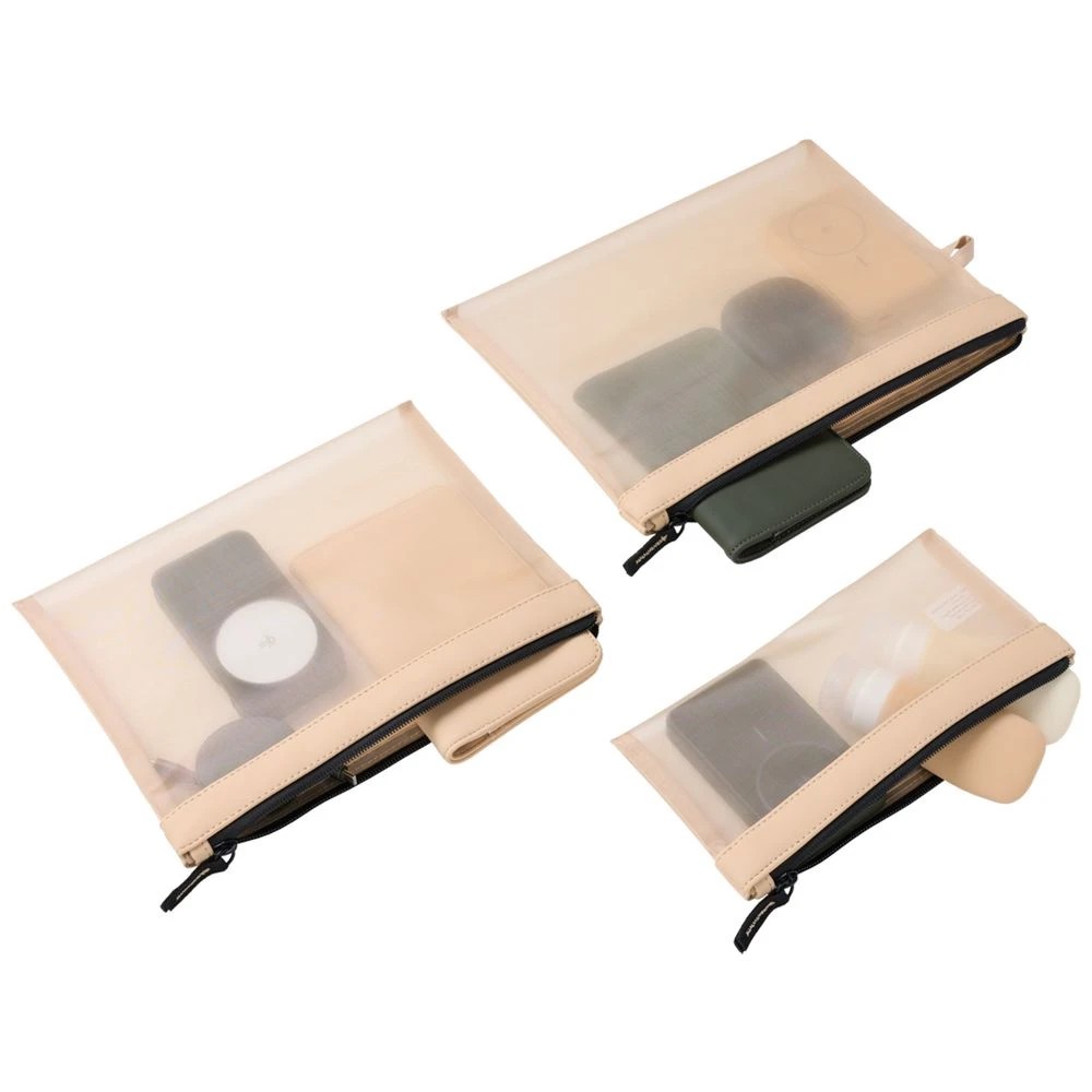 3 Otto Mesh Pouches Tan 3 Pack, 3 of 4