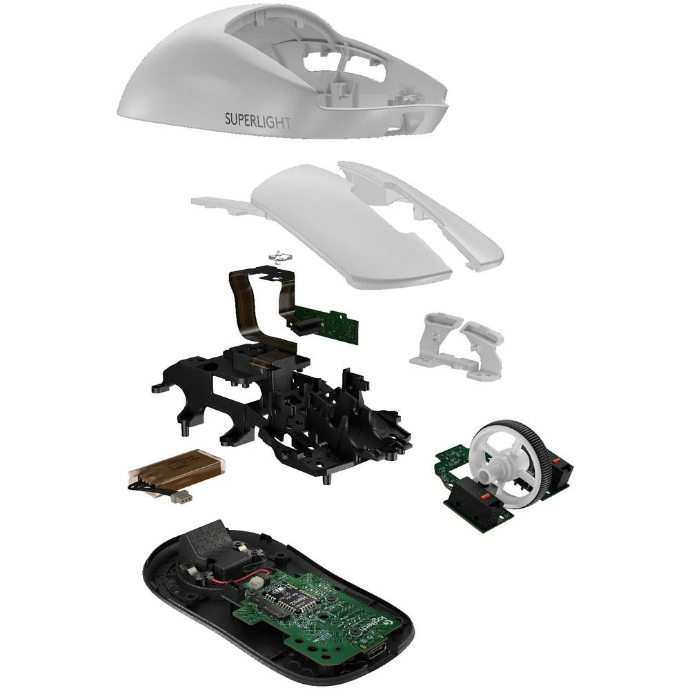 9 Logitech G PRO X Superlight 2 Wireless Mouse White, 9 of 10
