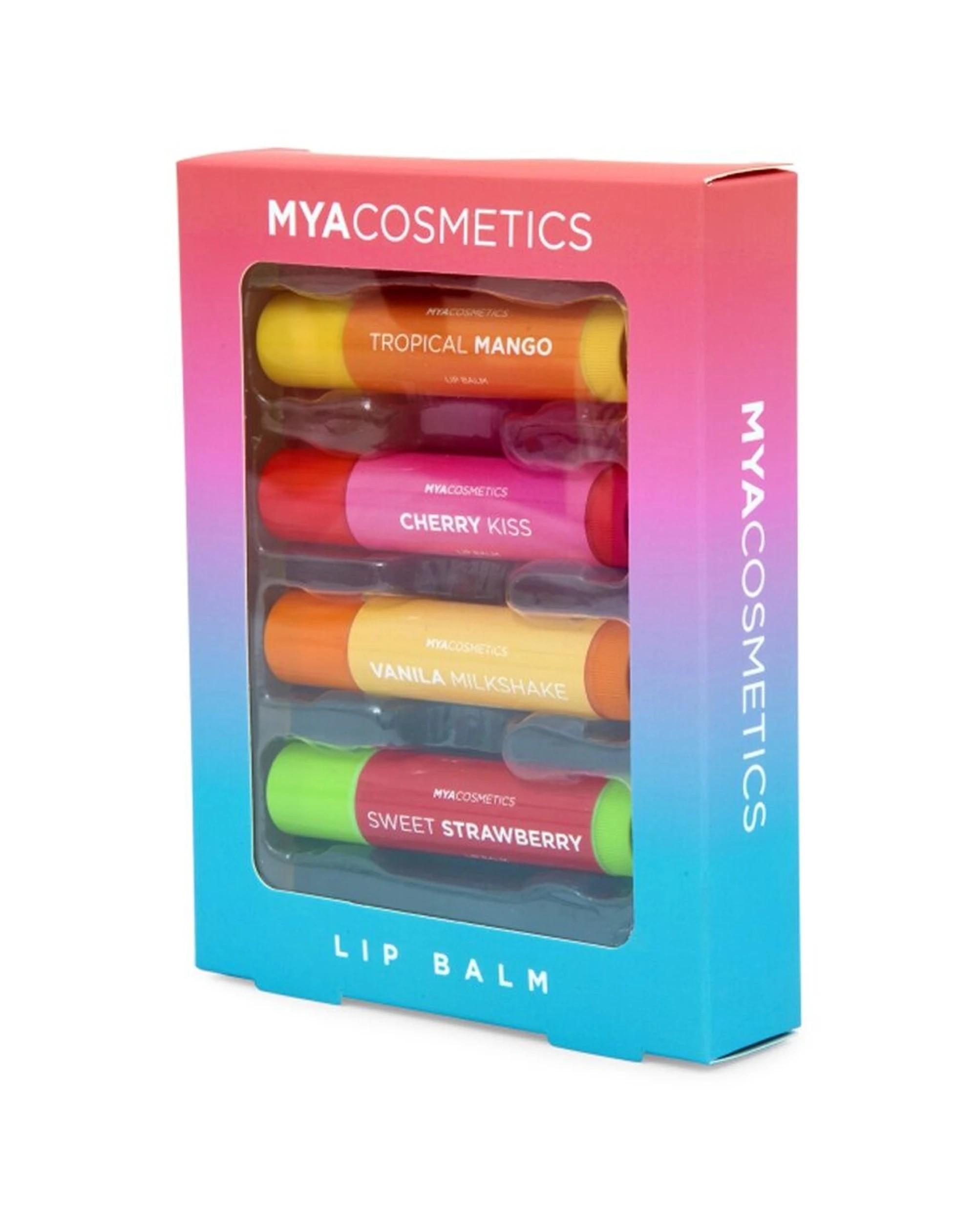 3 MYA 4x 4pc Lip Balm Set Moisturising Tinted Kids Children - Multi, 3 of 8