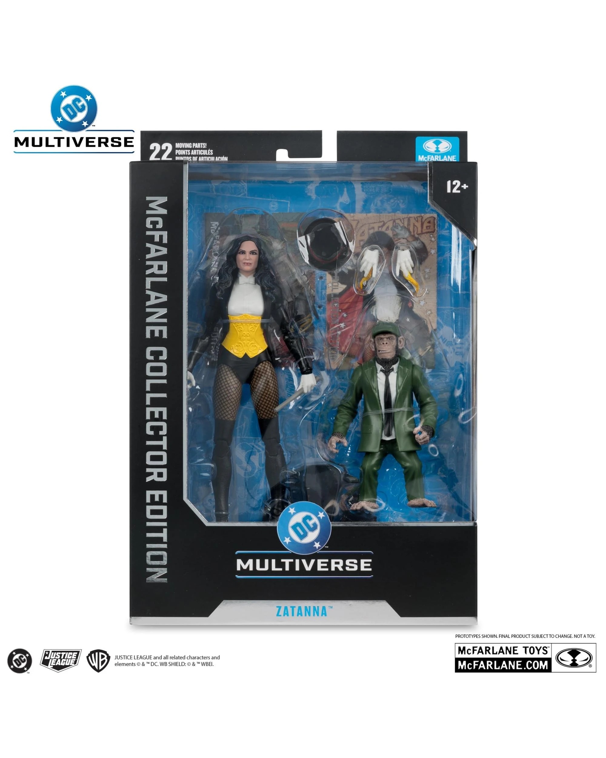 8 DC Multiverse Zatanna with Detective Chimp DC Classics McFarlane Collector Edition #53 7 inch Action Figure, 8 of 10