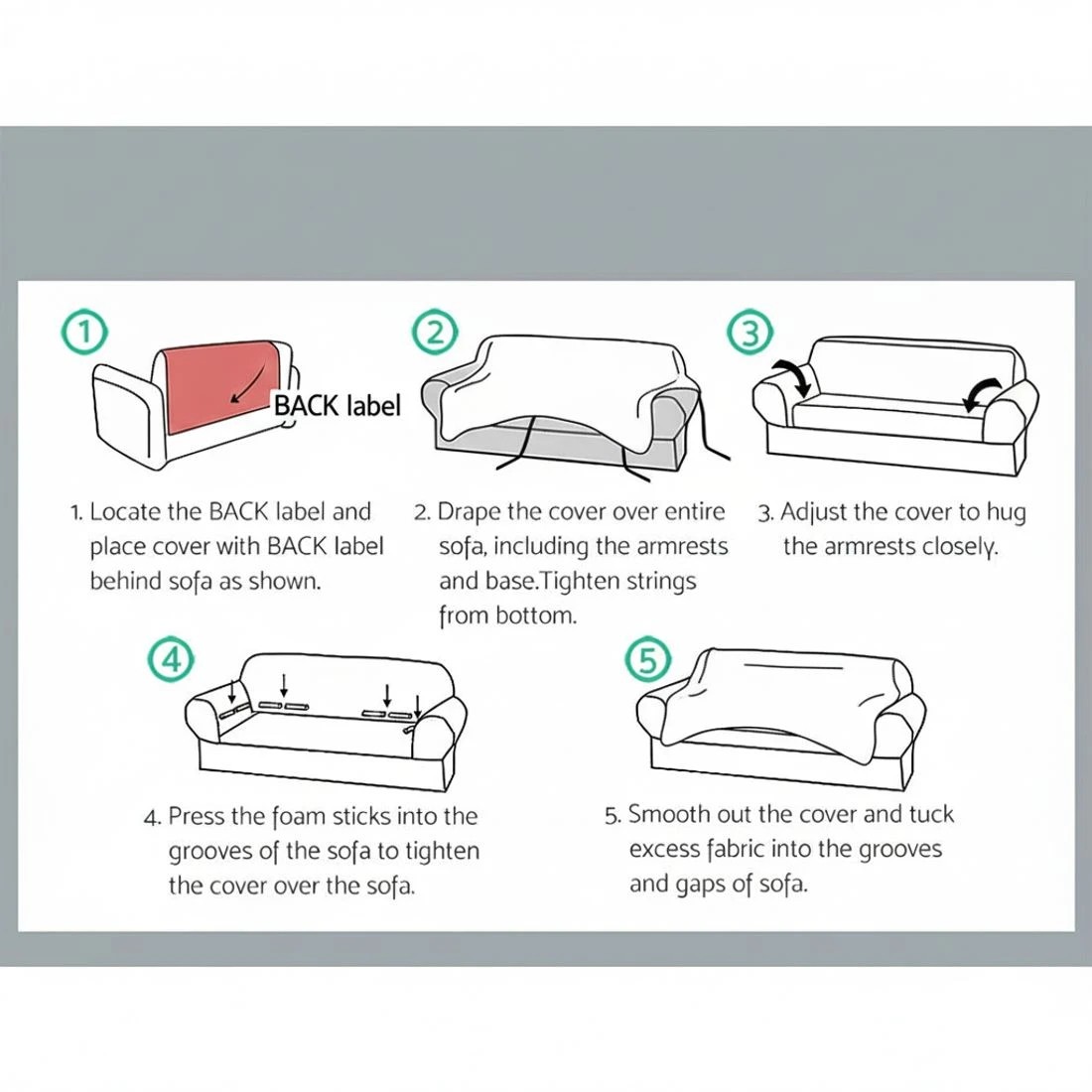 5 Artiss Sofa Cover Couch Covers 2 Seater Velvet Sapphire - Blue, 5 of 5