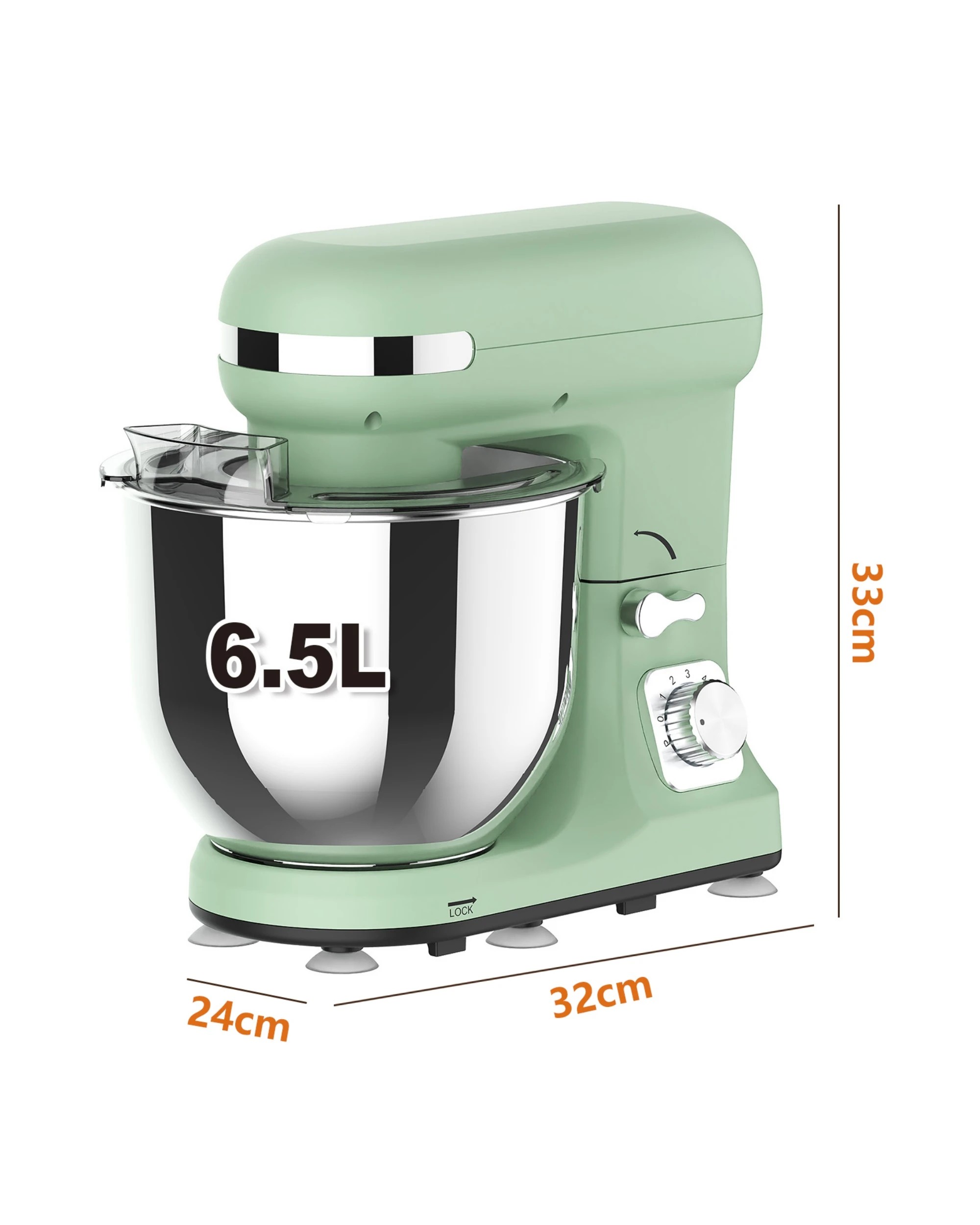 7 Advwin Green Stand Mixer 6.5L, 7 of 7
