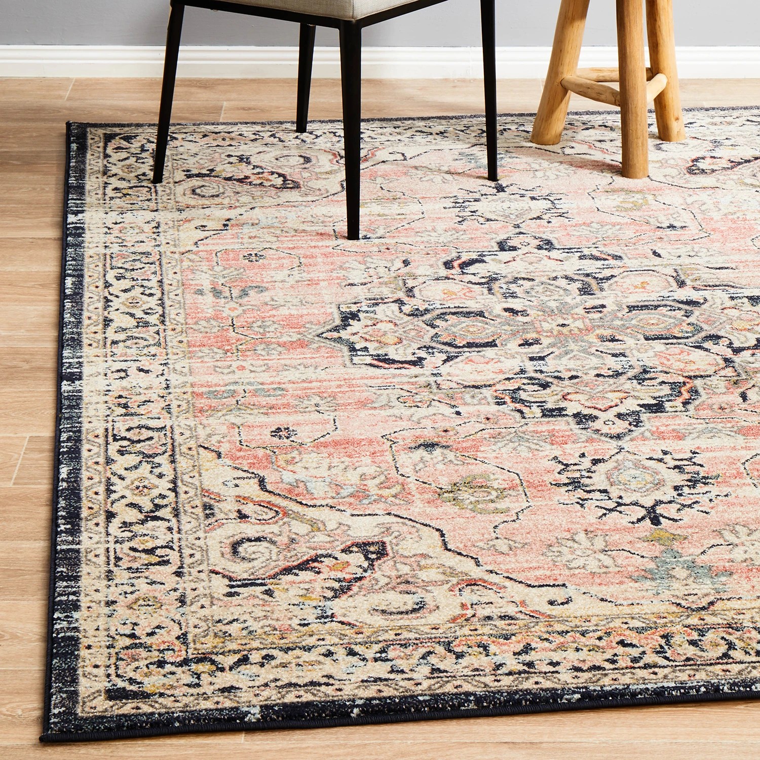 3 Common Ground Rugs Eterna 851 230x160cm - Medium Power Loomed Pet Friendly Floor Rug - Pink, 3 of 9