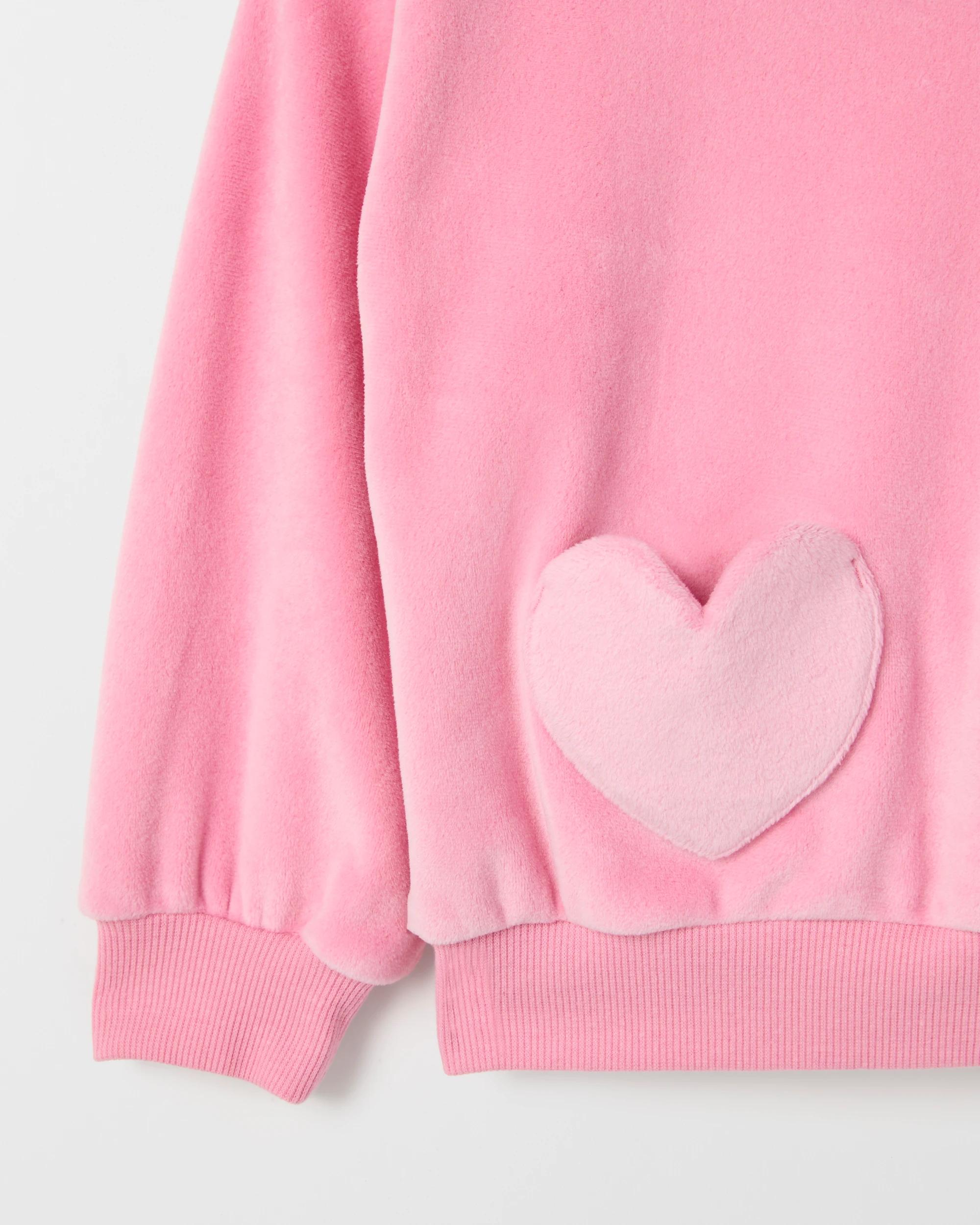 2 Bluey Velour Long Sleeve Jumper PINK, 2 of 2