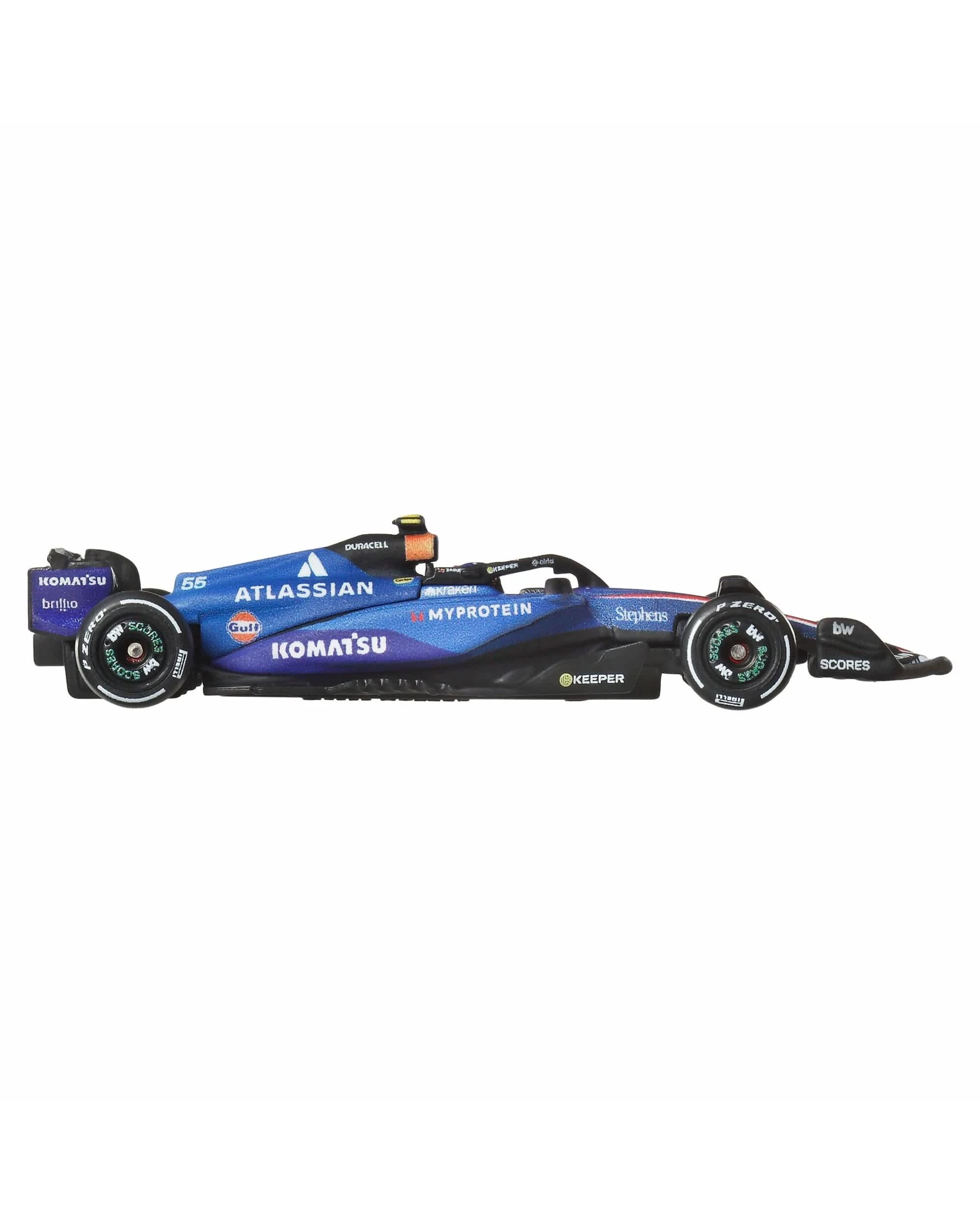 5 Hot Wheels Premium Formula 1 2025 Atlassian Williams Racing Team #55 Carlos Sainz Diecast Vehicle, 5 of 6