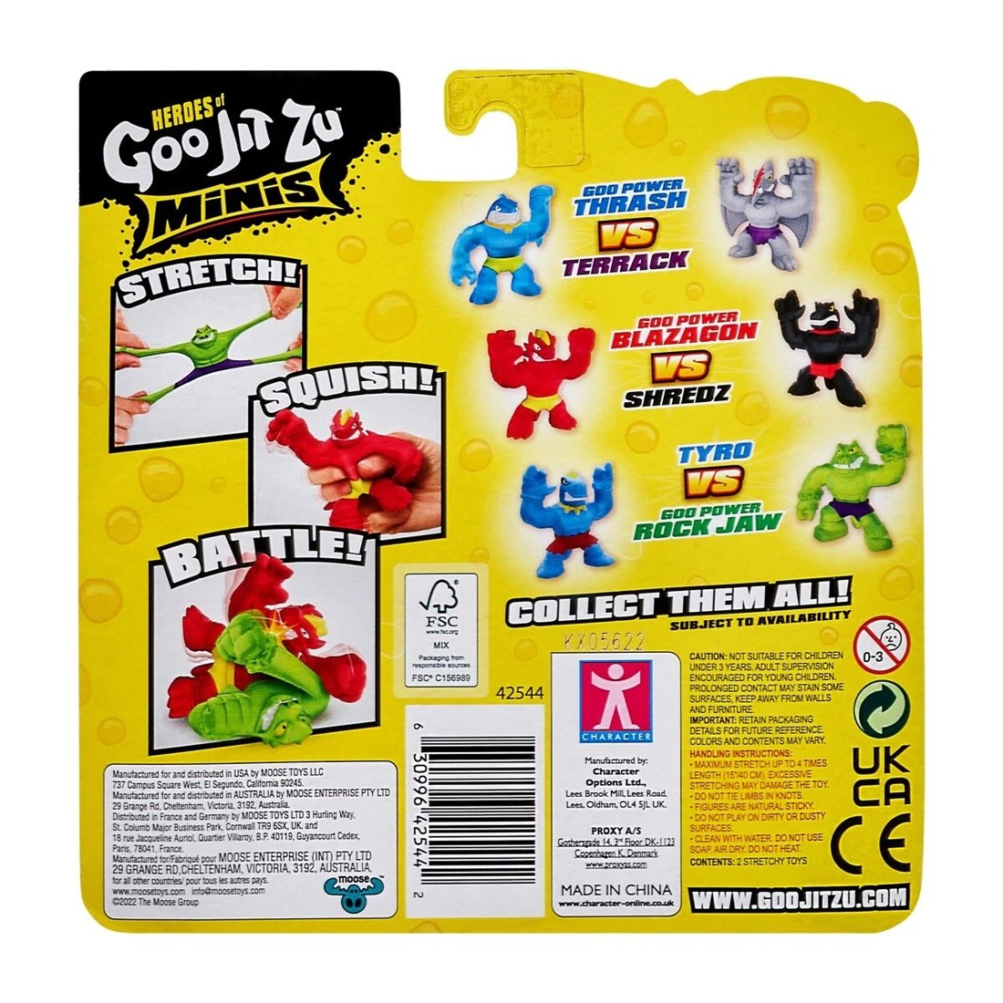 10 Heroes of Goo Jit Zu Minis Versus Pack - Assorted, 10 of 10