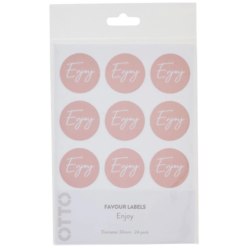 1 Otto Stickers Enjoy Foil Rose Gold, 1 of 1